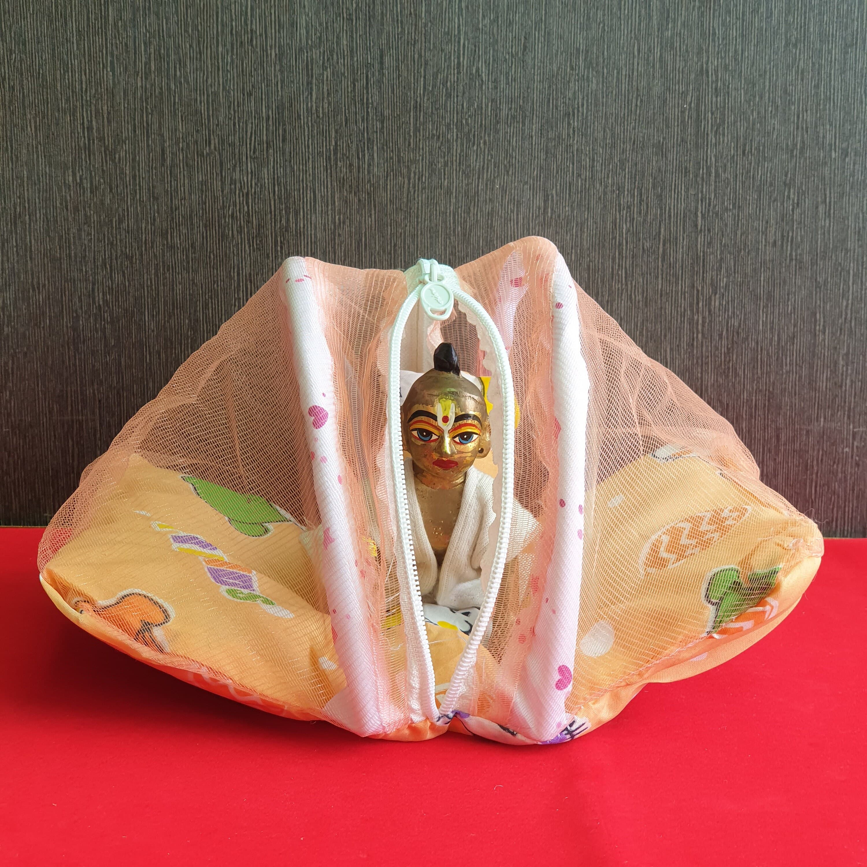 laddu gopal dress,
poshak,
shringhar,
mosquito net,
gaddi,
mattress bed,
temple home decor,
radha Krishna,
kanha ji,
thakur ji shringhar