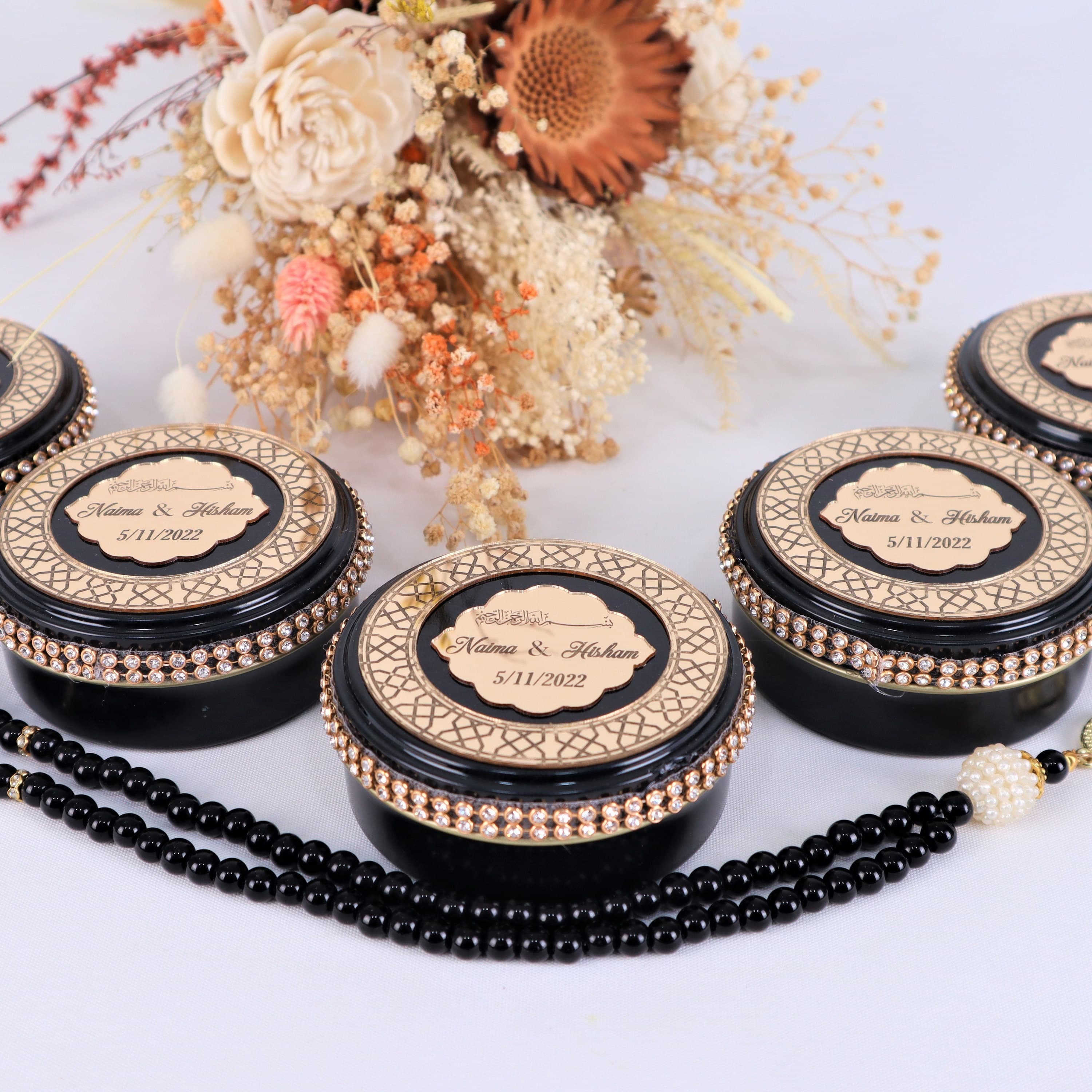 Personalized Pearl Prayer Beads: Wedding, Eid, Ramadan Favors