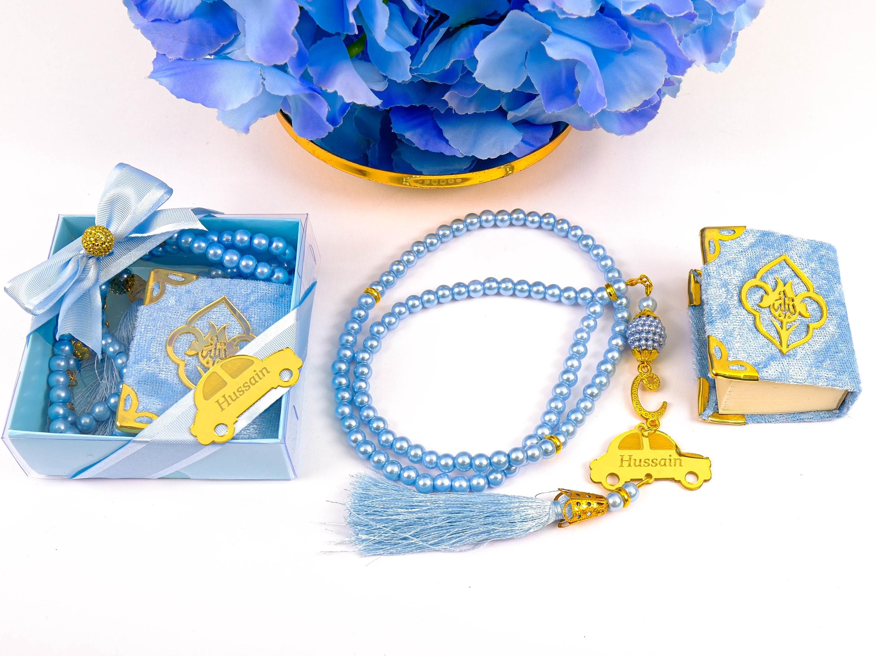 Personalized Mini Quran Tasbeeh Favors: Muslim Baby Shower, Birthday - image 3