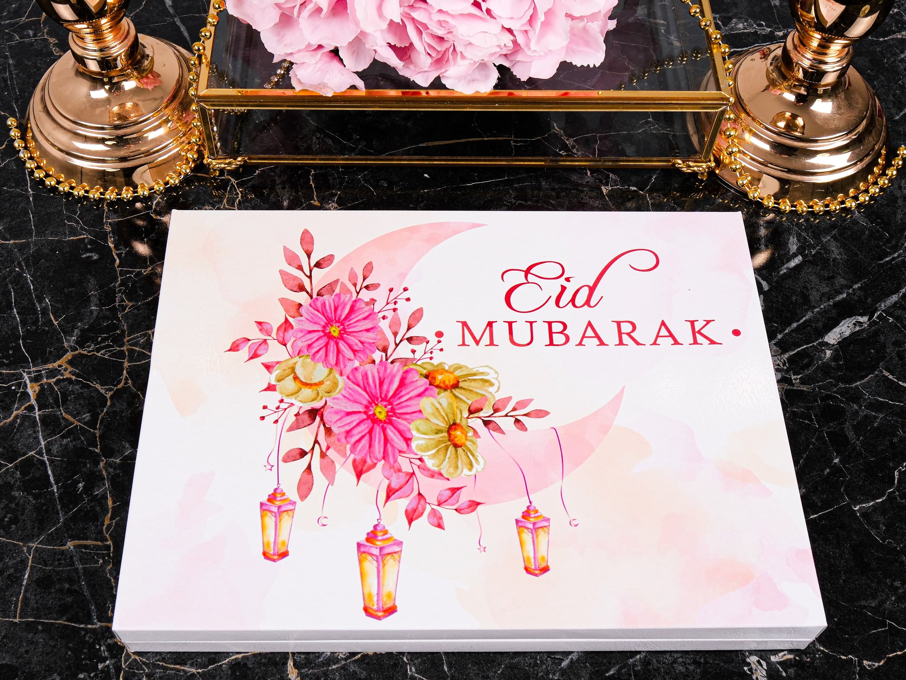 24 PCS with Box Eid Mubarak Chocolate Favors Box: Islamic Party Gifts - image 5