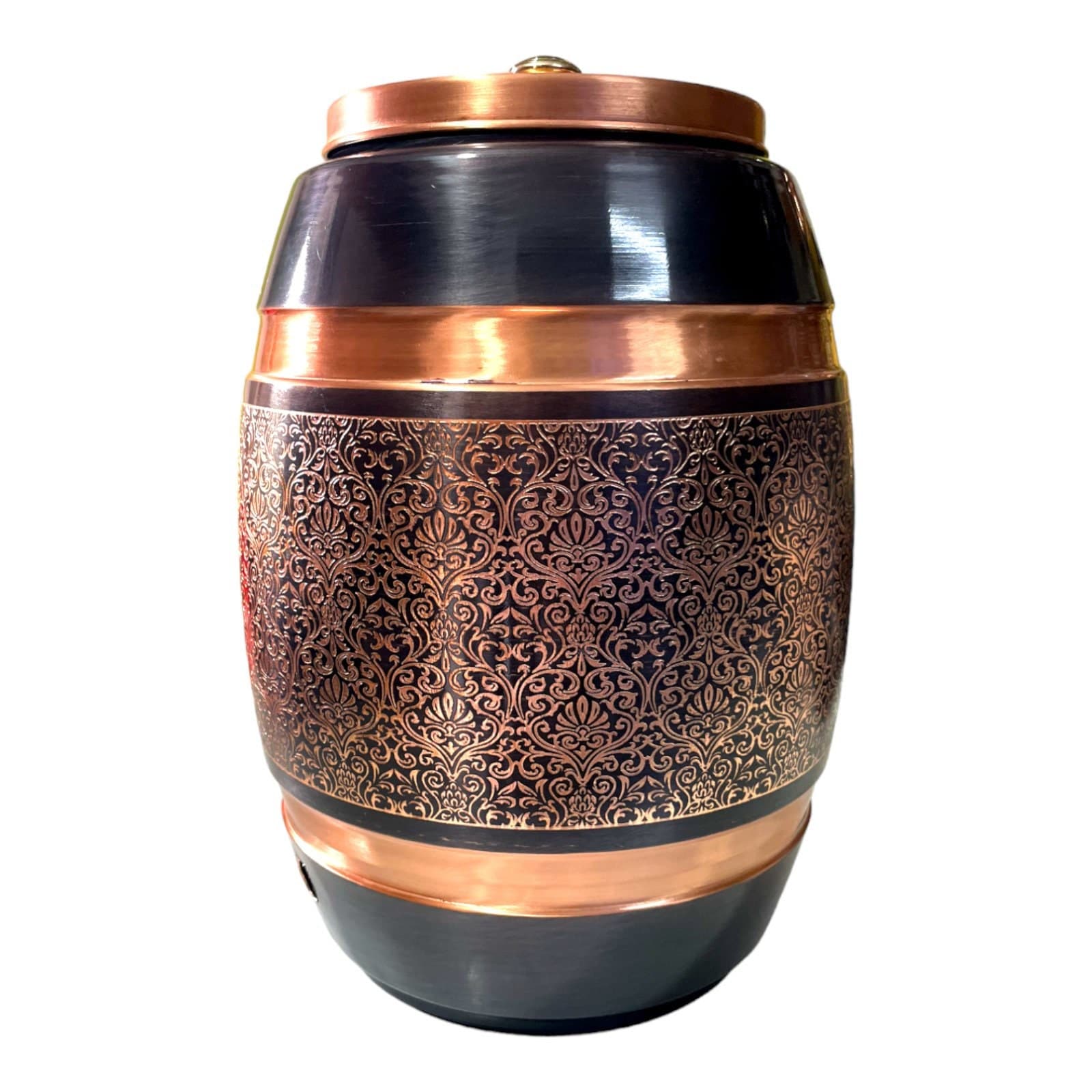 Copper water matka
Ayurvedic copper vessel
Traditional water pot
Antique copper container
Rustic water pot
Copperware for health
Ayurveda water container
Vintage copper pitcher
Copper pot for wellness