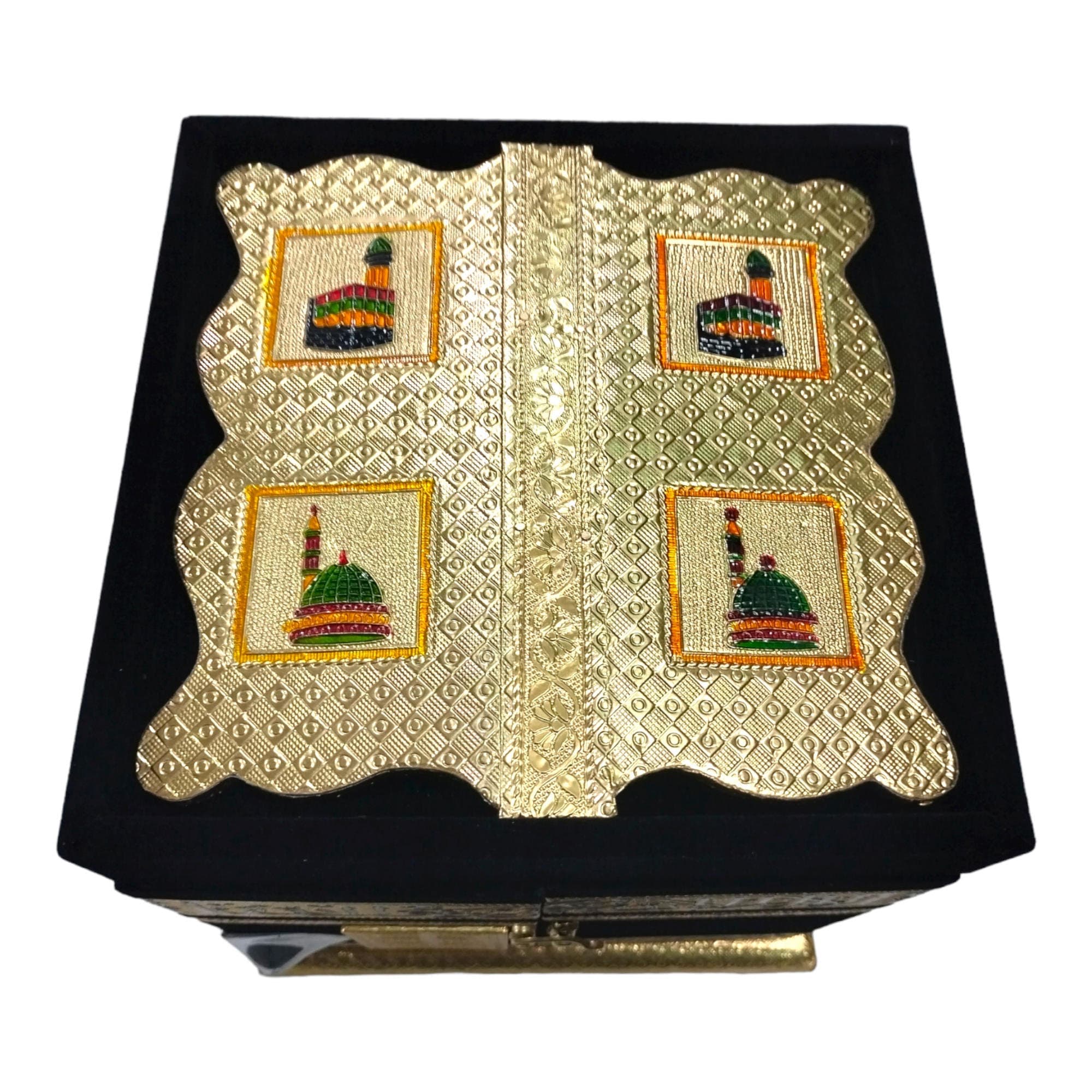 This Quran box is not just practical but also a great decorative piece for any room in your house. The perfect gift for any Muslim.
Black velvet wooden Quran box,
Islamic book box,
Quran storage box,
Islamic gift box,
Muslim gift,
Islamic home decor