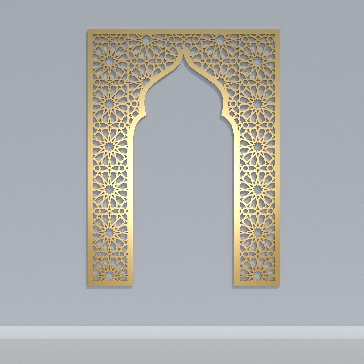 Mihrab Prayer Niche Arch Frame Laser Cut File: Islamic Pattern (Digital Download) - image 4