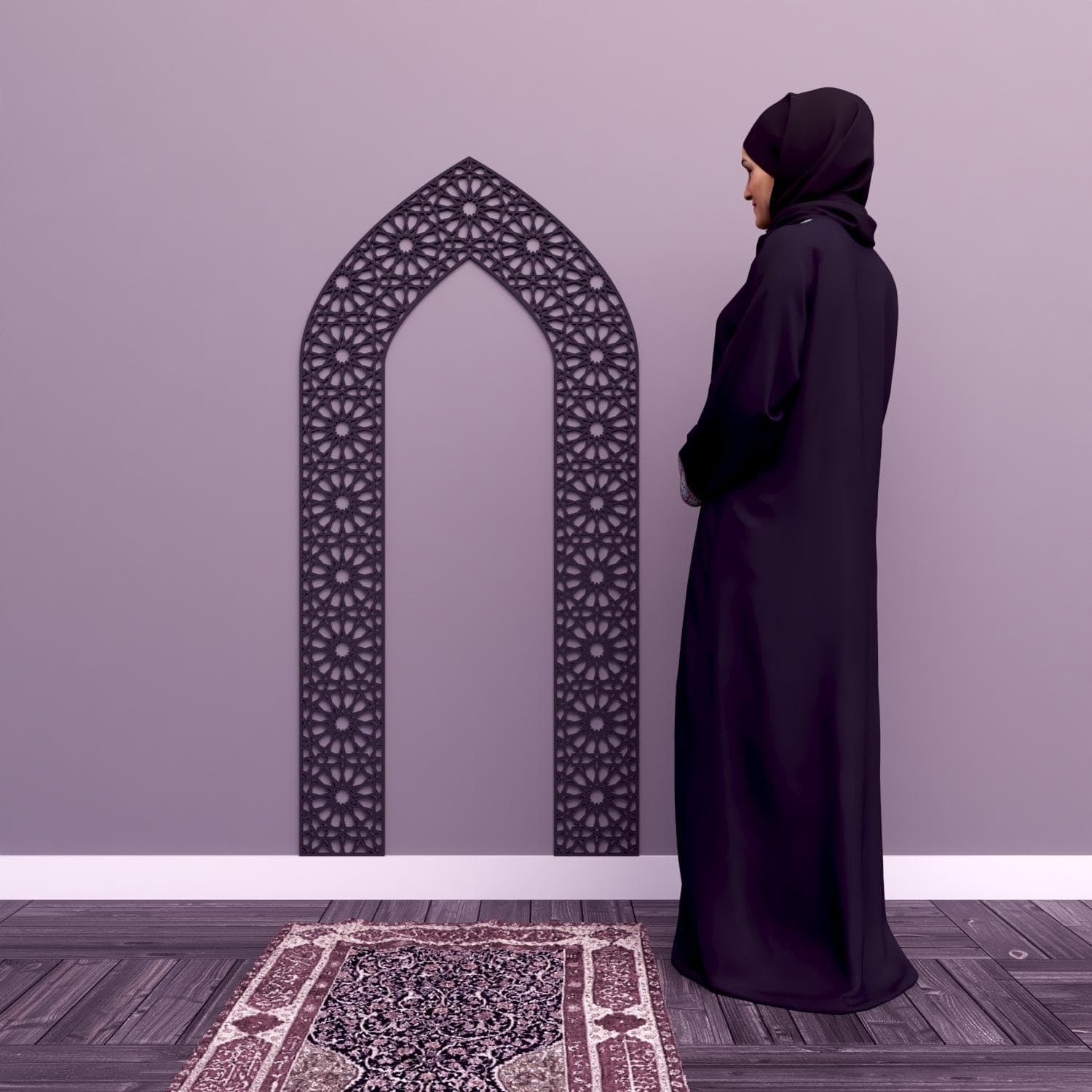 Islamic Arch Frame Backdrop: Laser Cut File (Digital Download) - image 5
