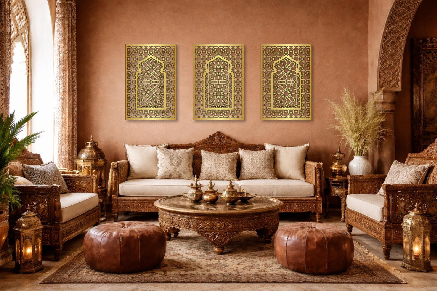 Moroccan Mashrabiya Wall Art CNC Laser Cut File Svg Dxf Ai Eps (Digital Download) - image 4