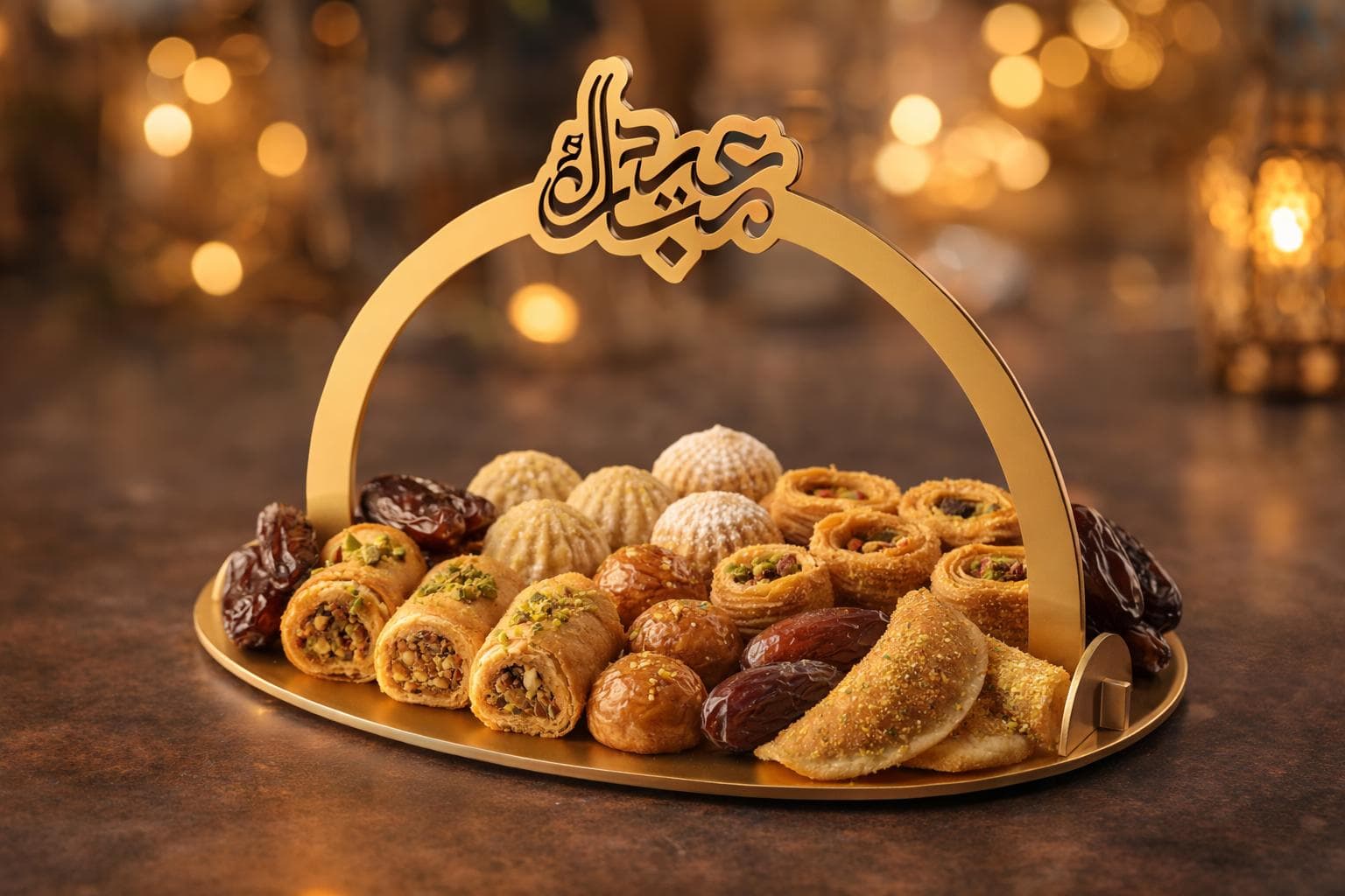Ramadan / Eid Mubarak Serving Tray File svg dxf ai eps - image 3