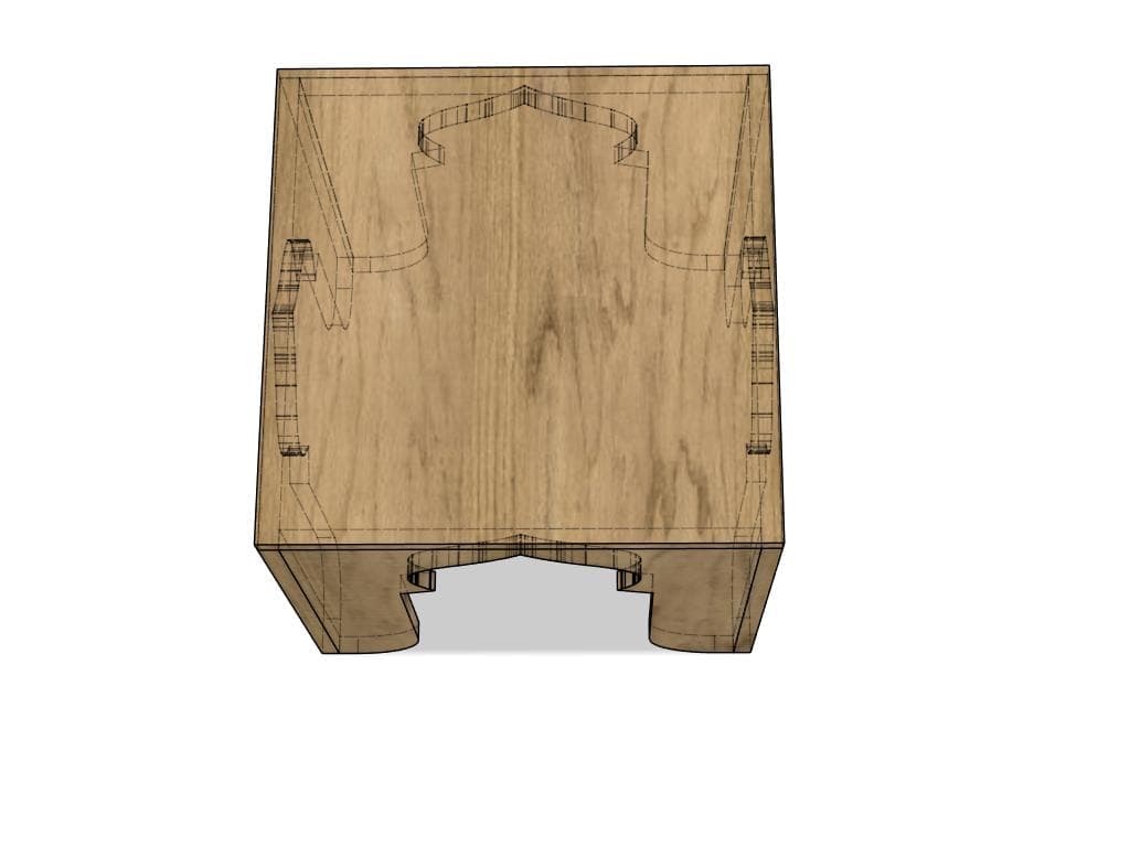Islamic Arch Coffee Table CNC Cut File (Digital Download) - image 5
