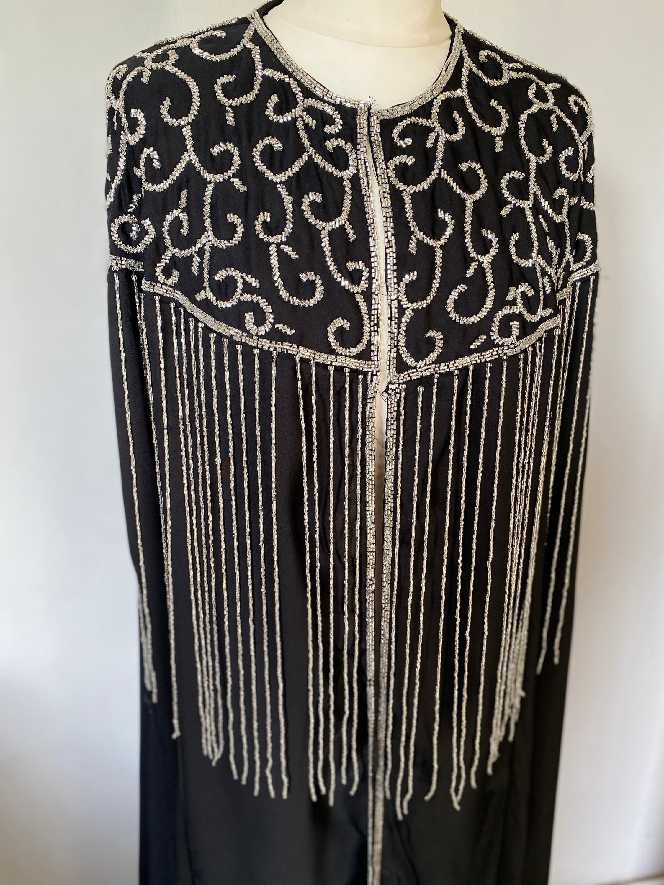 Silver Cape Nidha eid Abaya