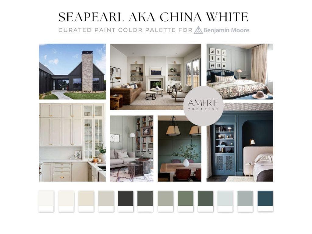 Seapearl Benjamin Moore China White Benjamin Moore Paint Color Palette Whole house paint color scheme warm neutral paint colors 2026 sage gray green grey blue navy blue teal green paint colors 2026
white dove natural cream revere pewter black beauty ashwood moss quiet moments boothbay gray newburg green new providence navy oil cloth rosepine vintage vogue benjamin moore paint colors