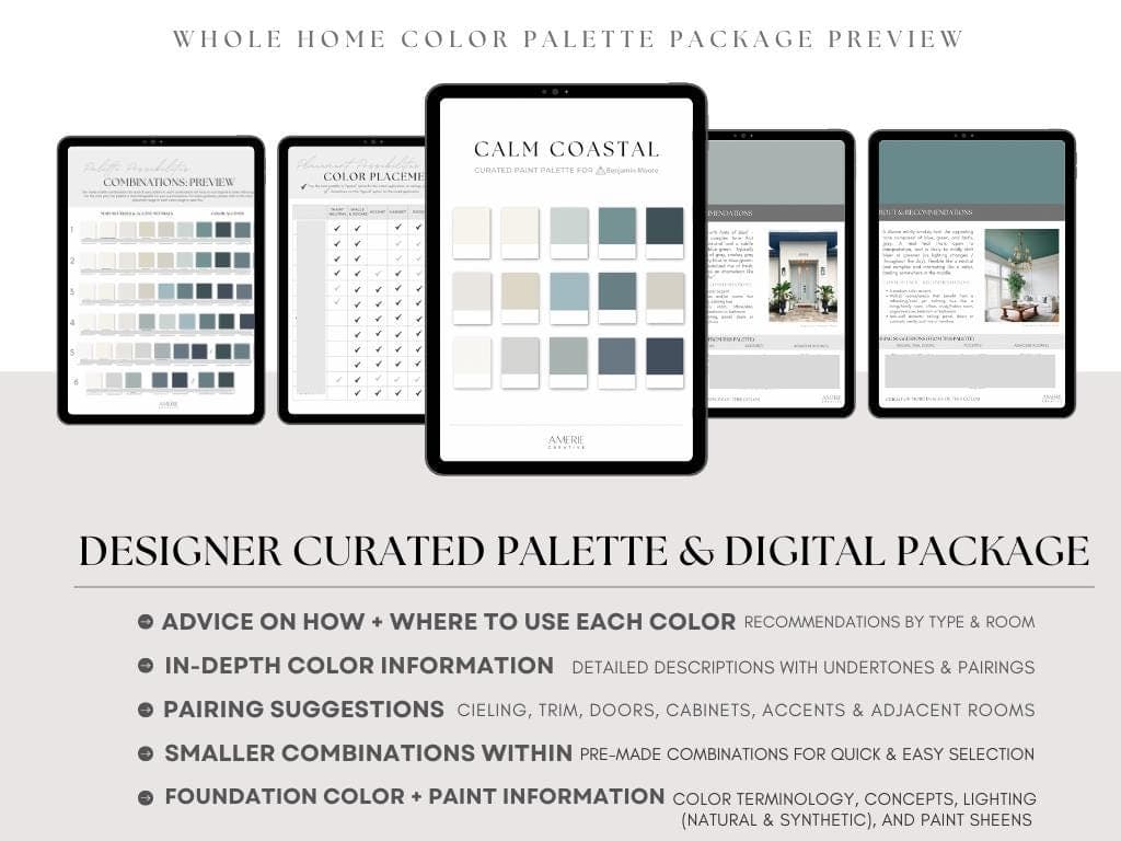 CALM Coastal home PAINT COLOR PALETTE Benjamin moore paint color palette modern coastal house paint color scheme coastal color scheme coastal paint color palette Beach house paint color coastal house paint colors interior warm neutral paint colors blue green teal paint colors glacier white dove seapearl china white classic gray owl natural cream boothbay gray blue quiet moments aegean teal waters edge hale navy exterior revere pewter