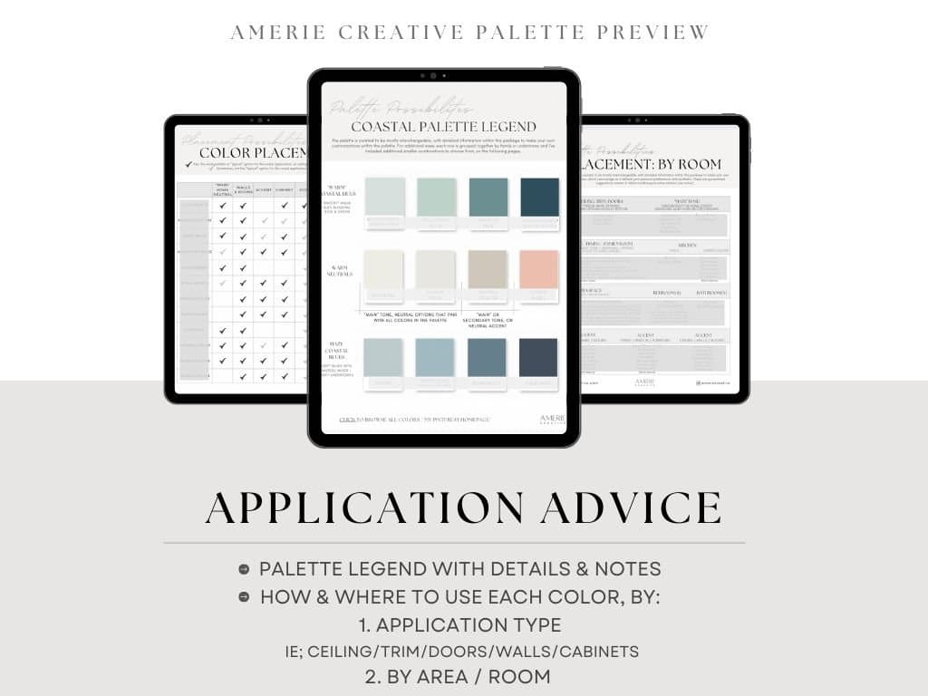 Beach house Coastal Color Palette Benjamin Moore paint palette
door cabinet exterior dark blue teal aqua turquoise quiet moments, smokey green, palladian blue, aegean teal, newburg green, conch shell, smoke, hale navy