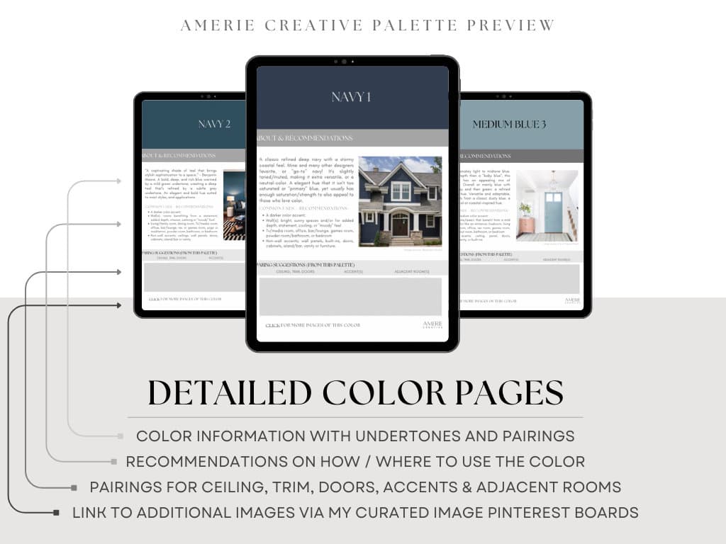 Classic Blue Paint Color Palette Benjamin Moore paint color colour scheme blue house home light dark blue navy kitchen cabinet dusty powder blue door exterior hale navy blue heather kensington blue deep royal van duesen blue woodlawn blue phillipsburg blue smoke polaris blue waters edge van coutrland blue providence blue newburg green