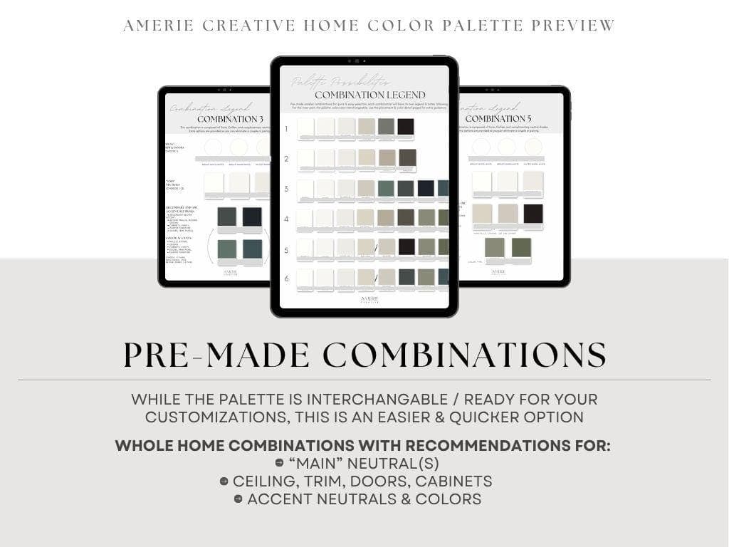 Modern Mountain House Paint Color Palette Benjamin Moore paint palette Modern earthy neutral gray green grey greige dark exterior paint - image 5