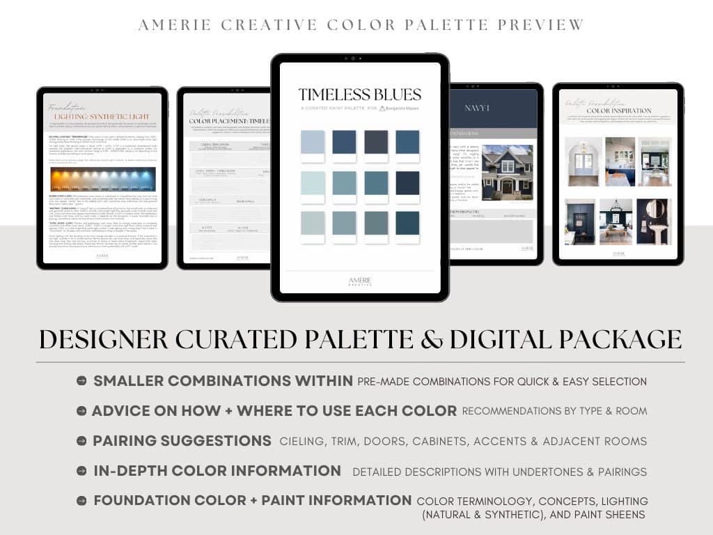 Classic Blue Paint Color Palette Benjamin Moore paint color colour scheme blue house home light dark blue navy kitchen cabinet dusty powder blue door exterior hale navy blue heather kensington blue deep royal van duesen blue woodlawn blue phillipsburg blue smoke polaris blue waters edge van coutrland blue providence blue newburg green