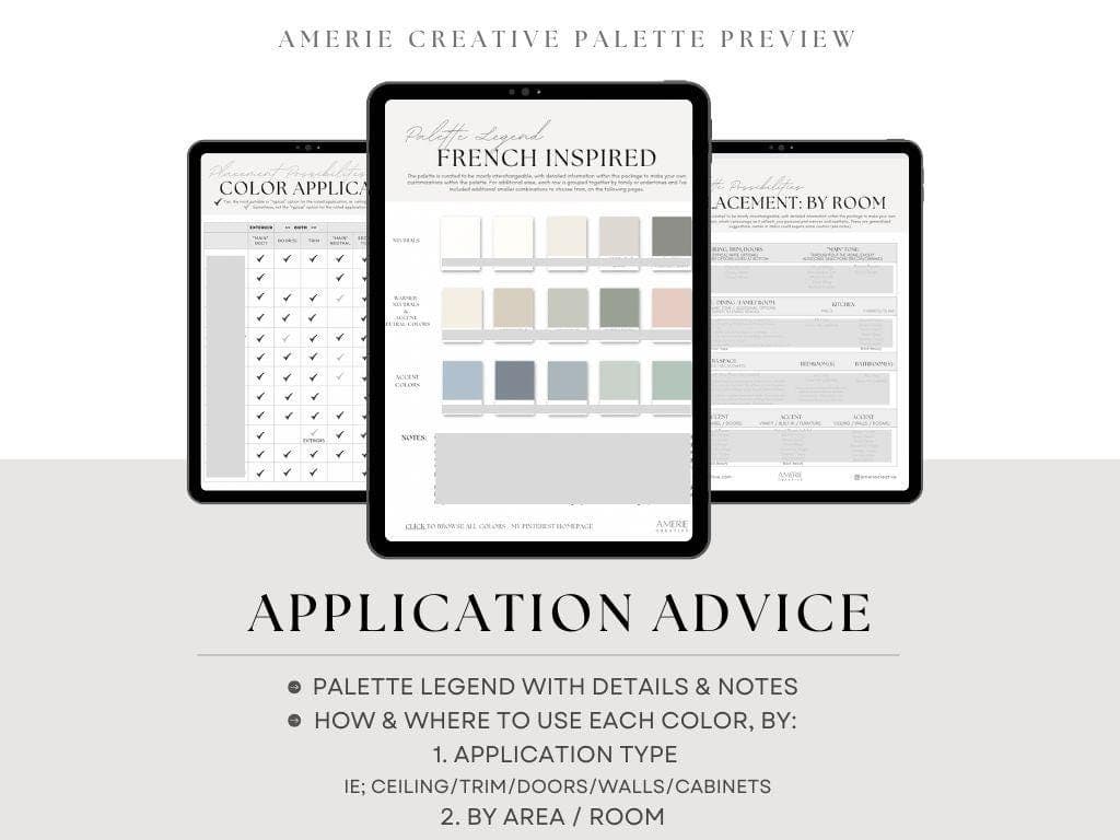 French Country House Sherwin Williams paint color palette Whole home paint color scheme warm neutral white cream greige blue gray green pink - image 5
