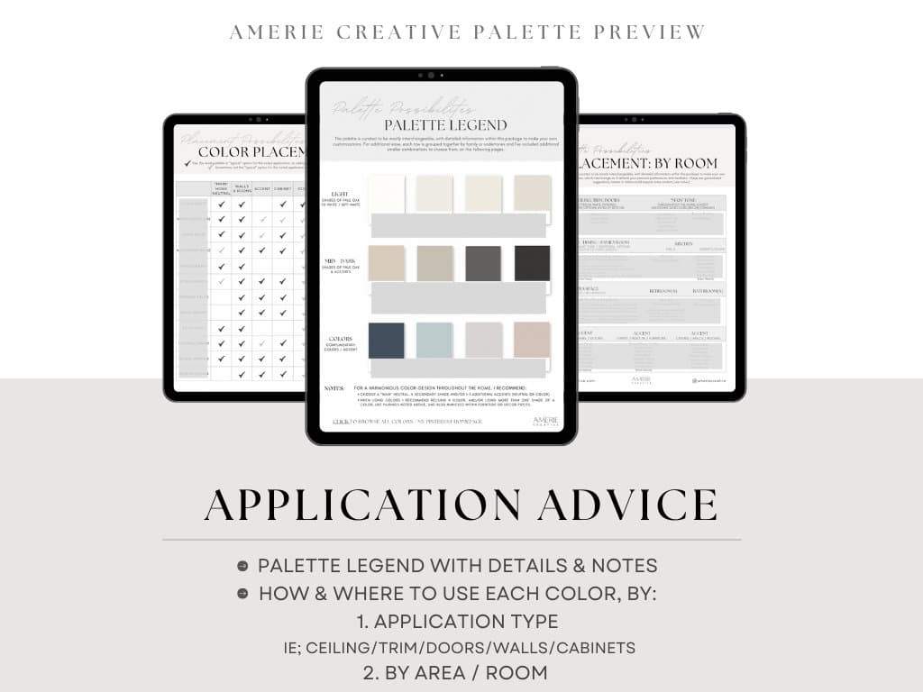 Pale Oak Benjamin Moore Paint Color Palette | Whole house colour scheme warm neutral paint colors gray beige greige smokey taupe paint color - image 5