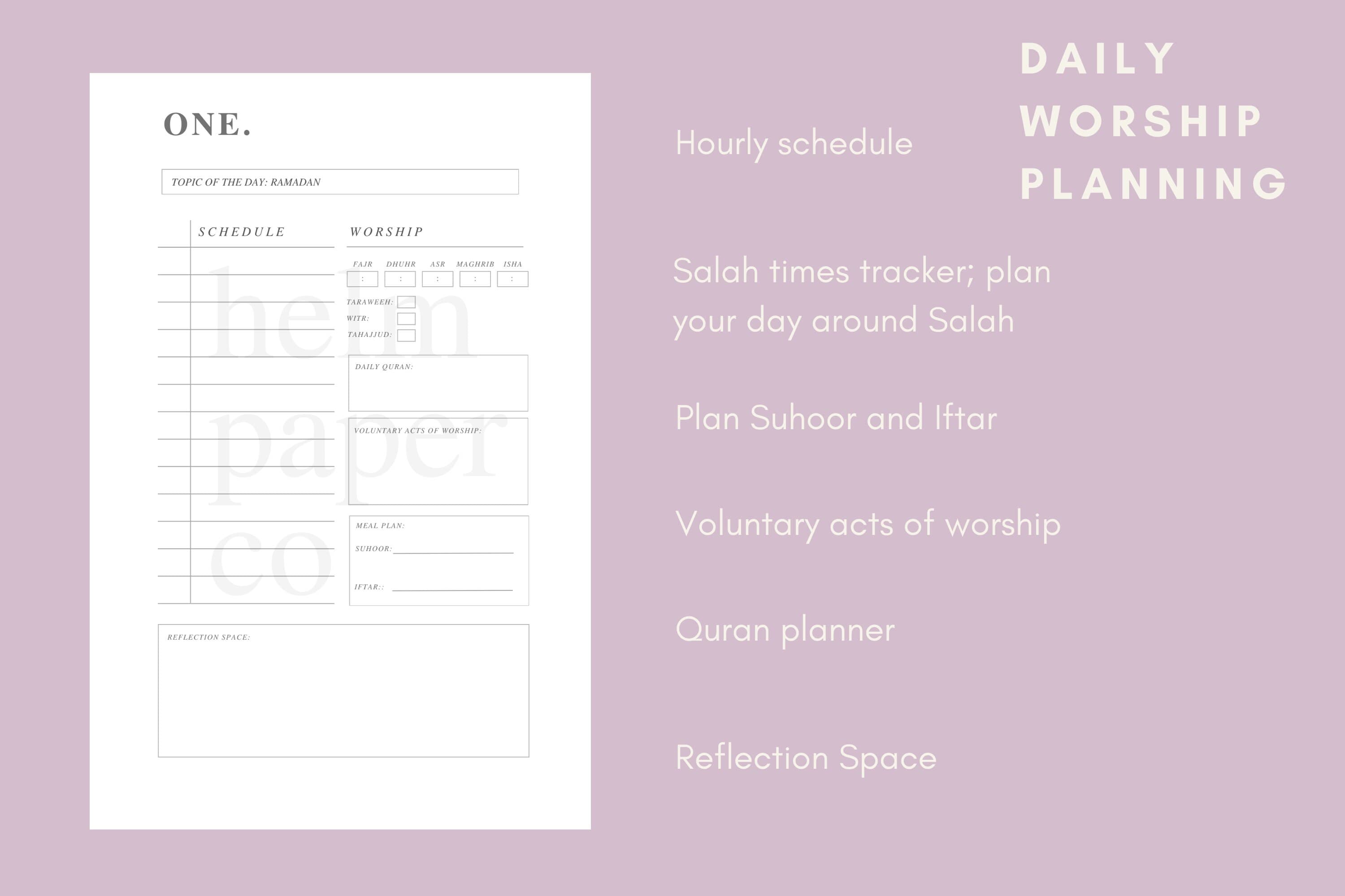 PDF Digital Ramadan Journal, Islamic digital download, digital ramadan planner - image 3