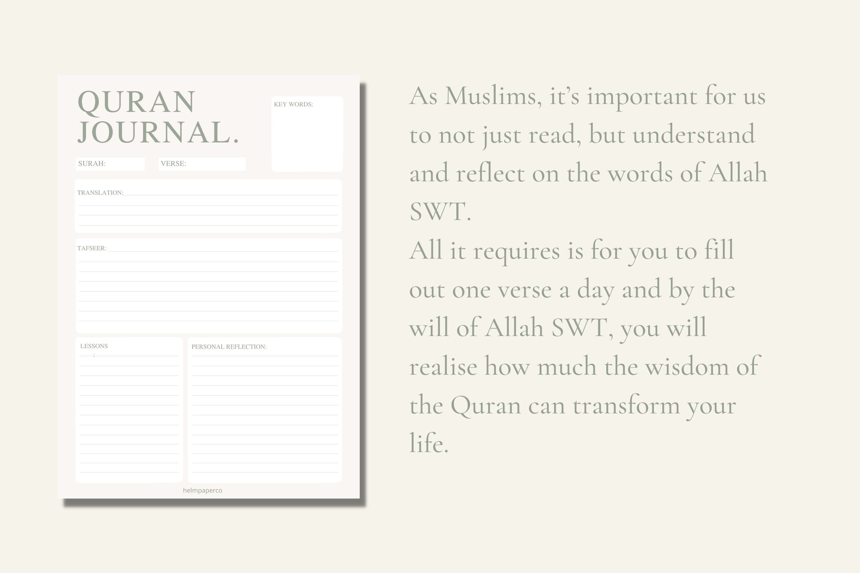 Digital Islamic Planner | Islamic planning printables, digital muslim planner, islamic planner for muslims, quran journal, islamic journal - image 4