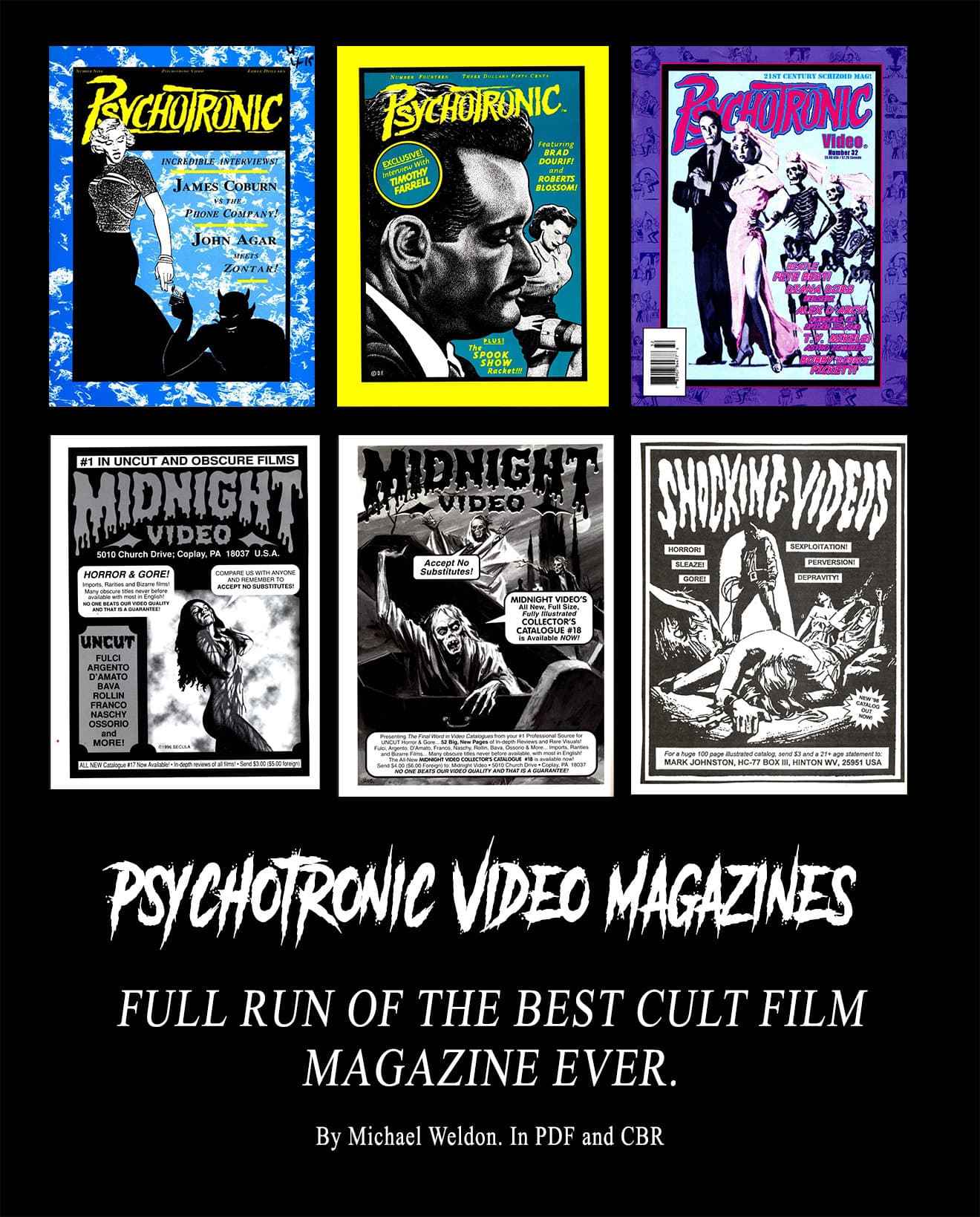 Psychotronic Video Magazine: Cult Film Collection by Michael Weldon (PDF or CBR) - image 4