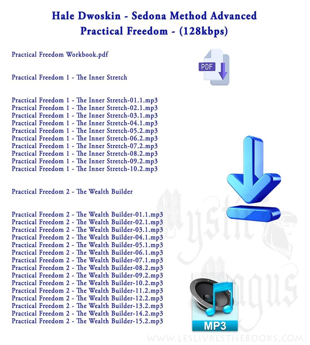 Sedona Method Advanced - Practical Freedom Hale Dwoskin MP3 Audio Wealth + Abundance Self-Improvement - image 5