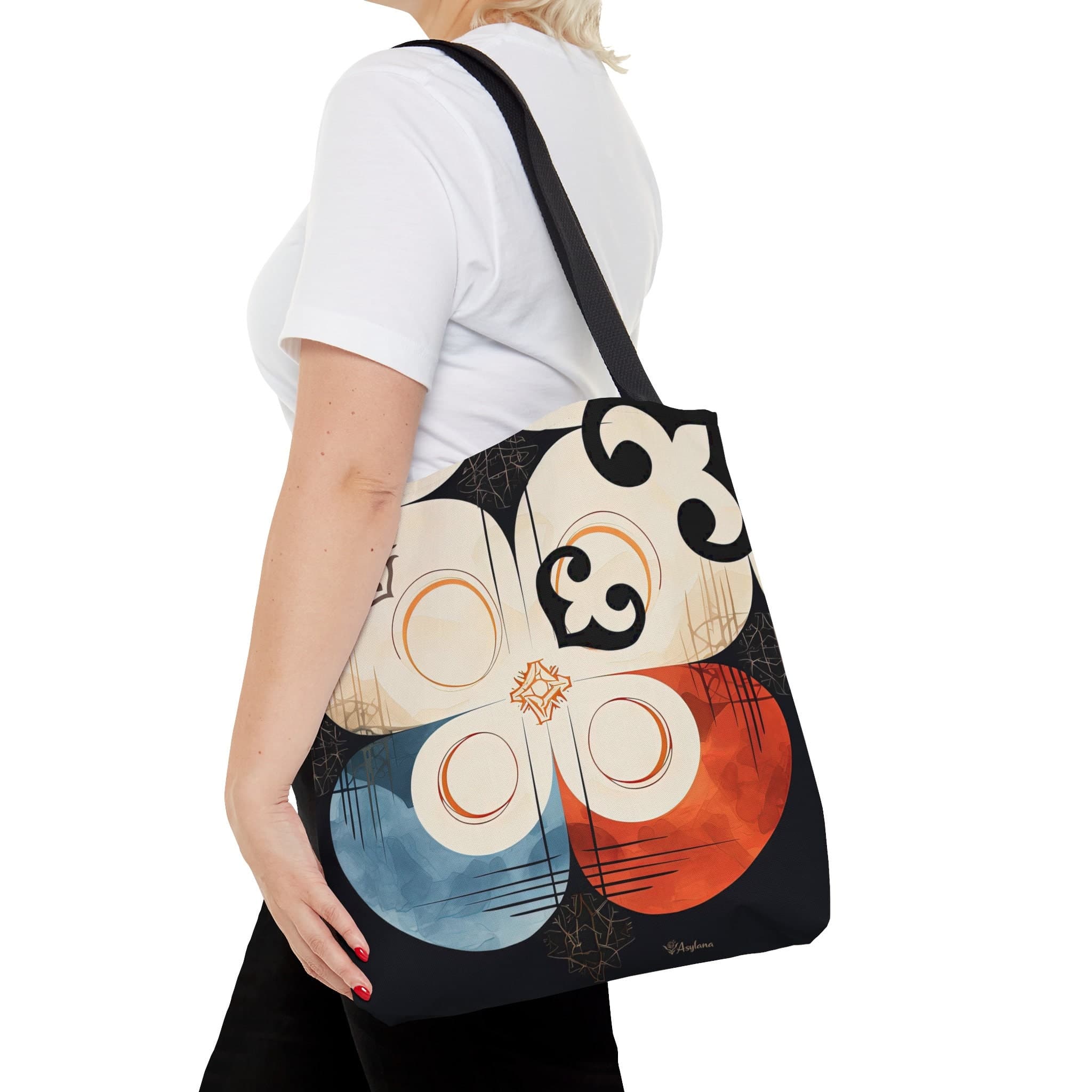 ASYLANA Tote Bag based on Qazaq Art with ethnic patterns of Kazakhstan and Central Asia Handbag 115 - image 4