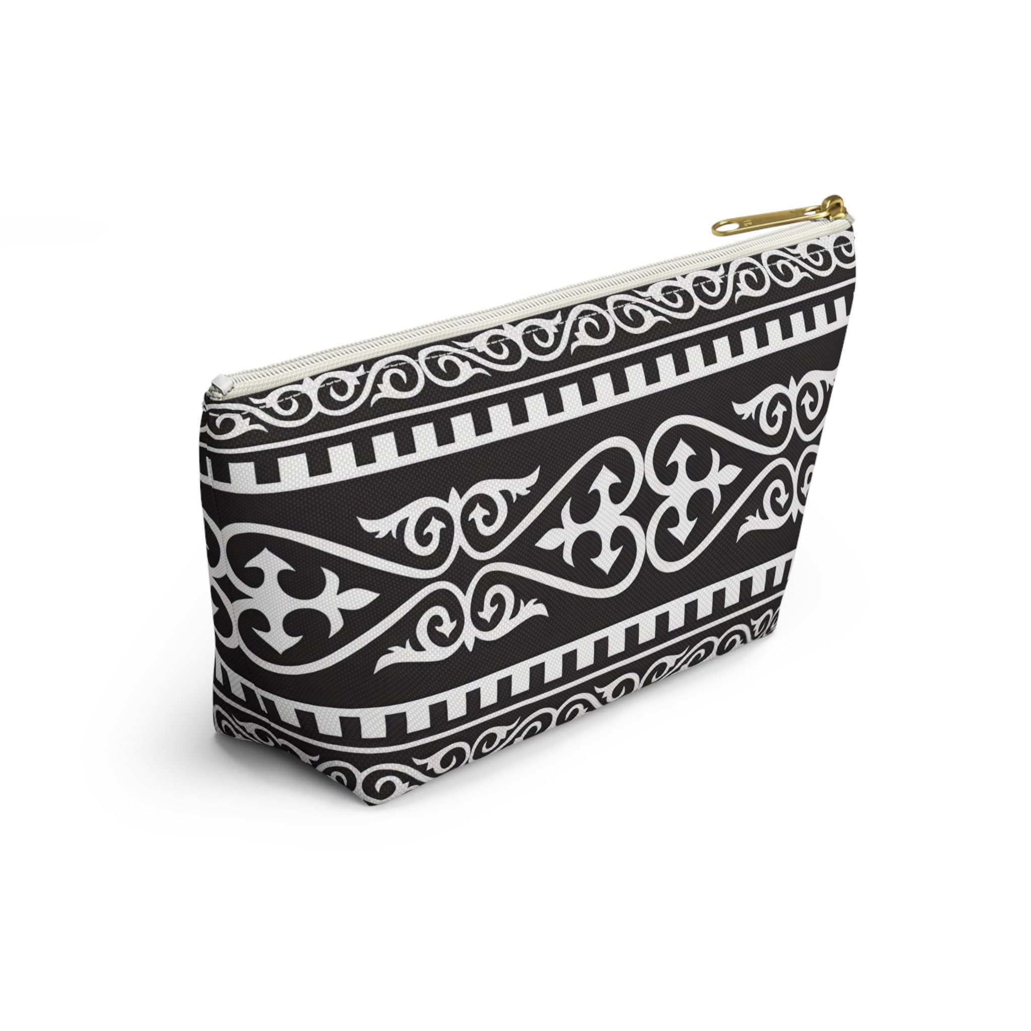 ASYLANA Accessory Pouch Bag for Cosmetics Jewelry Makeup and Travel with Kazakh Art and Design 514 - image 4