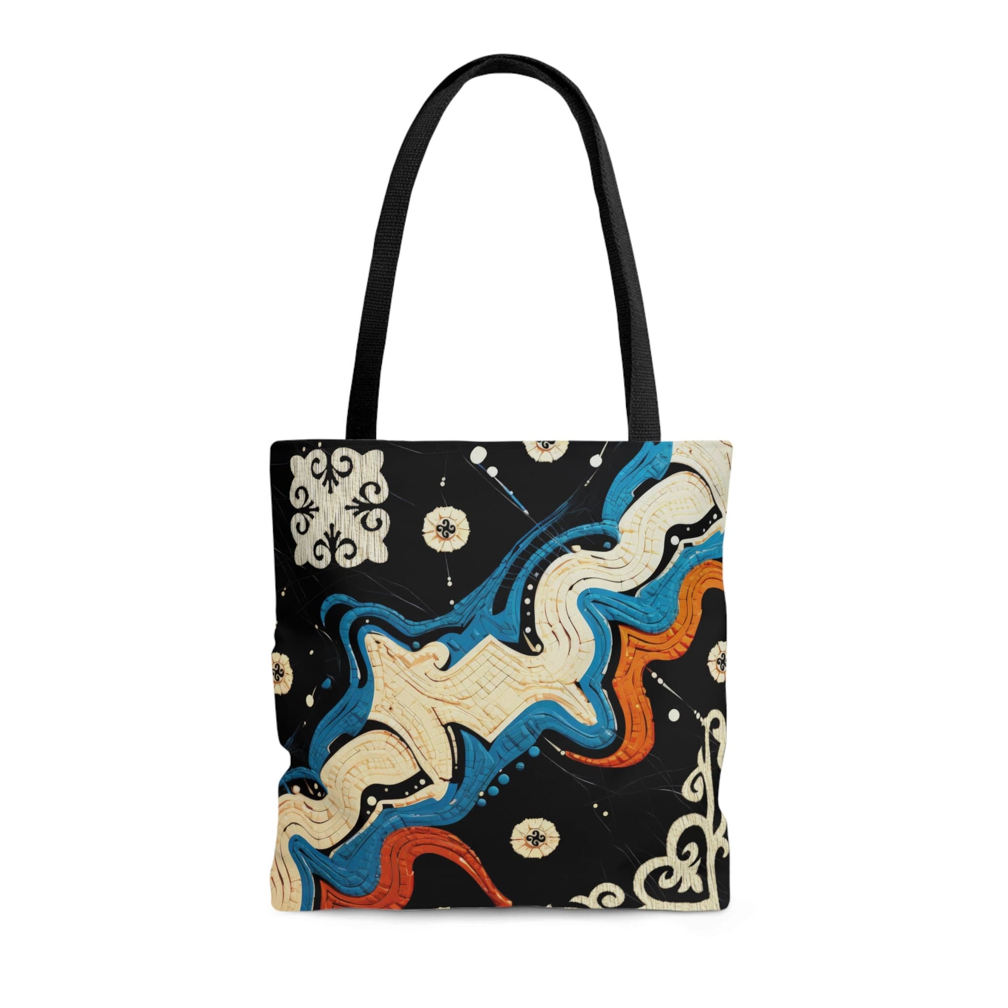 ASYLANA Tote Bag based on Qazaq Art with ethnic patterns of Kazakhstan and Central Asia Handbag 101
