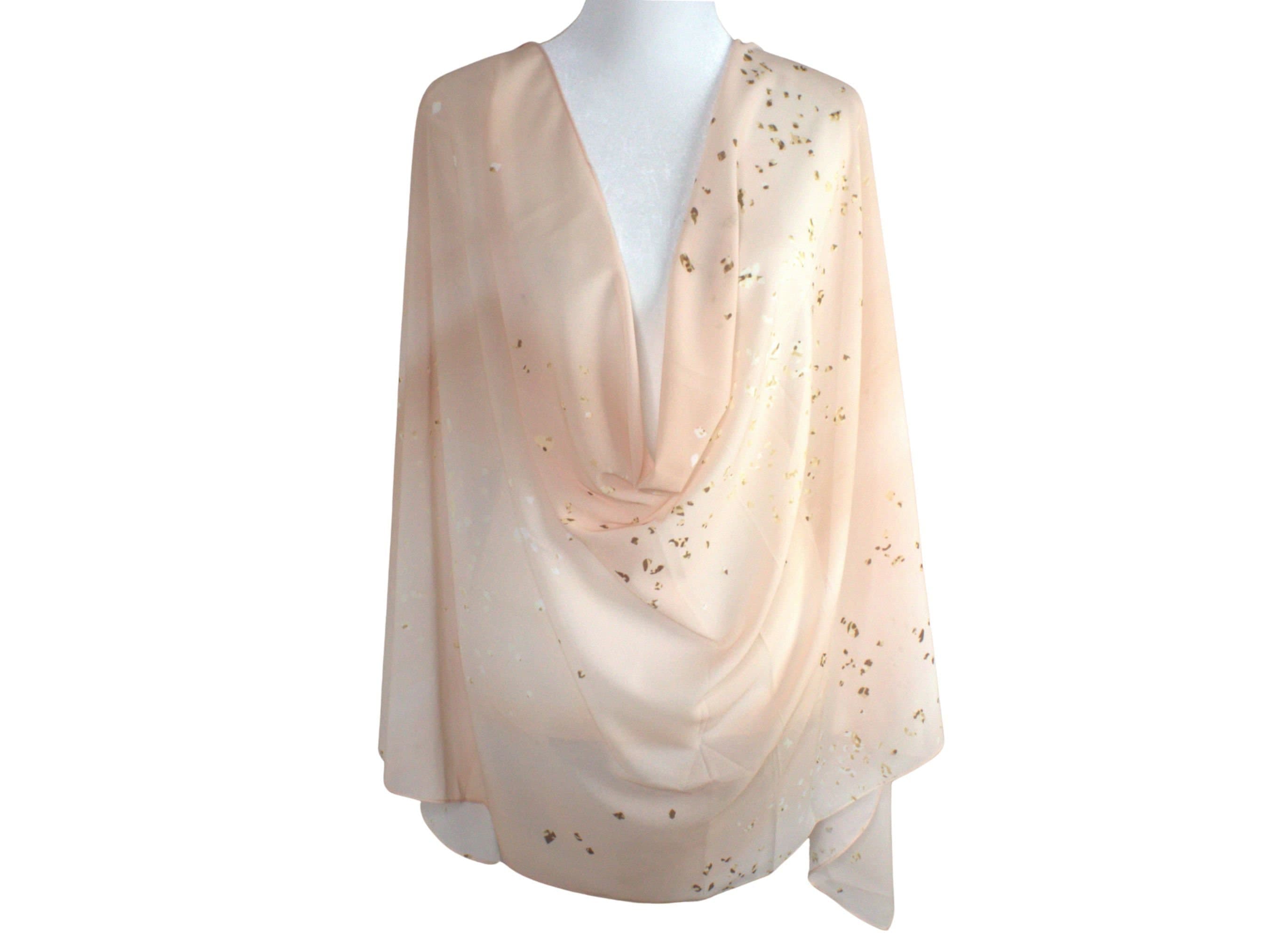 Fancy hijab scarf | Neutral blush hijab for special occasions and everyday