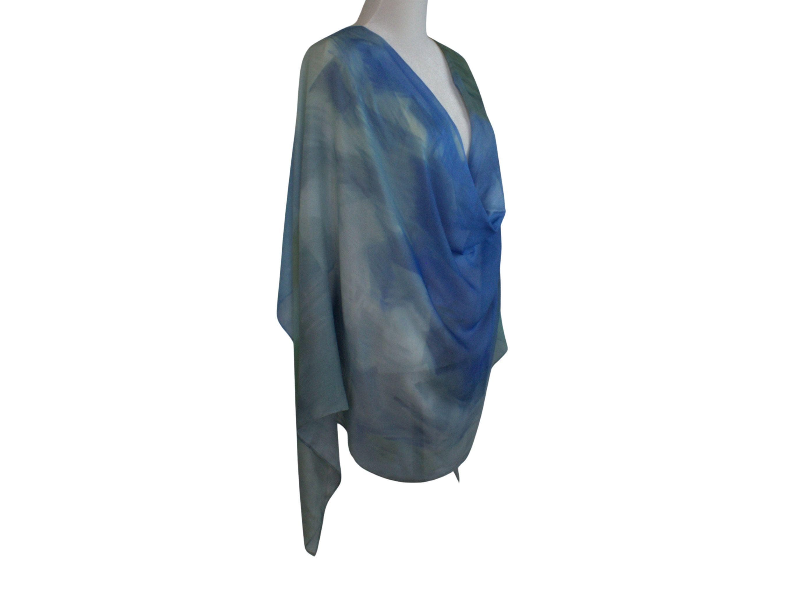 Watercolor Bamboo Modal Hijab: Lightweight Soft Scarf, Muslim Gift - image 4