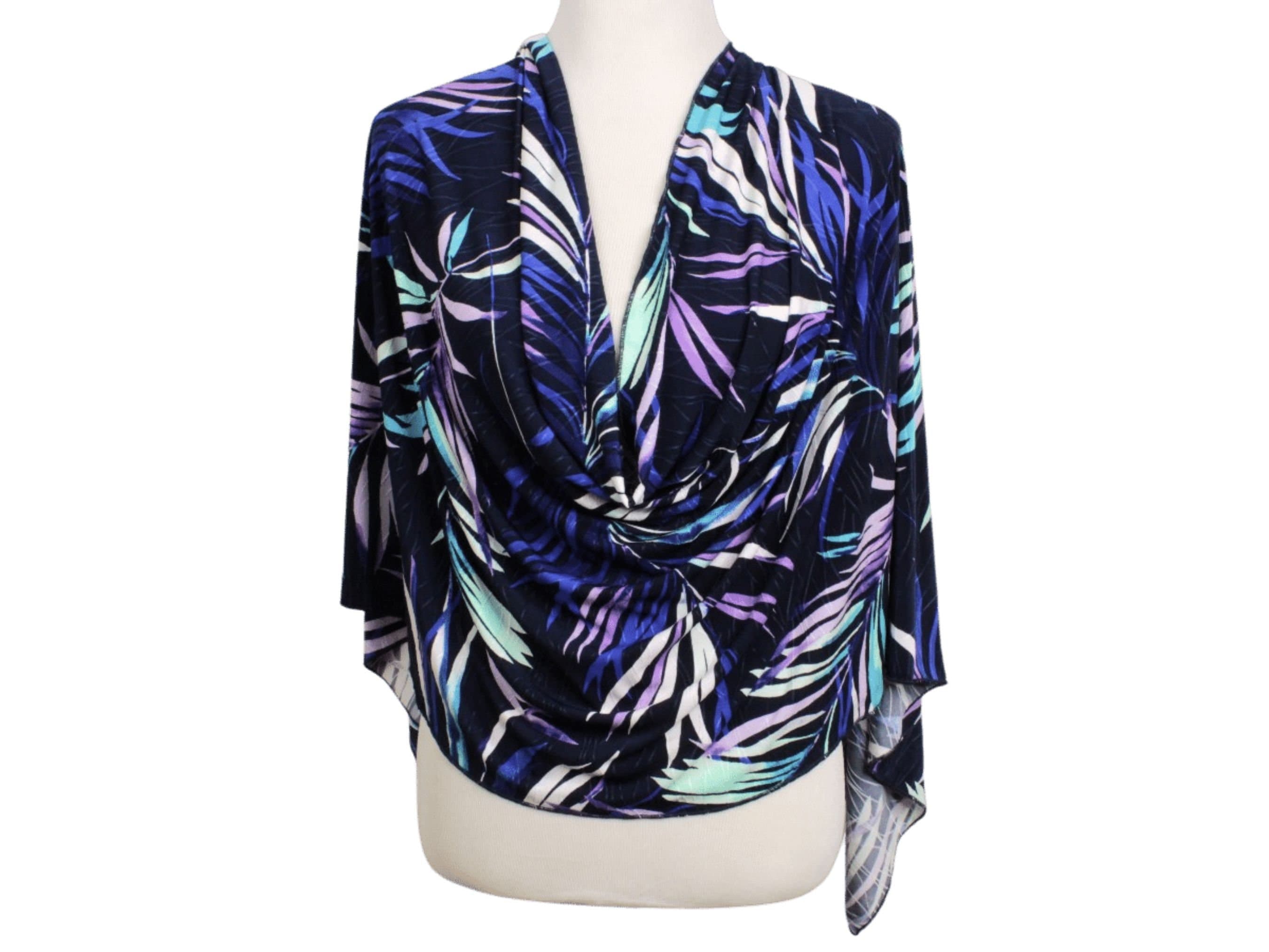 Printed Jersey Hijab, Buttery Smooth Feel, Floral Design - image 4