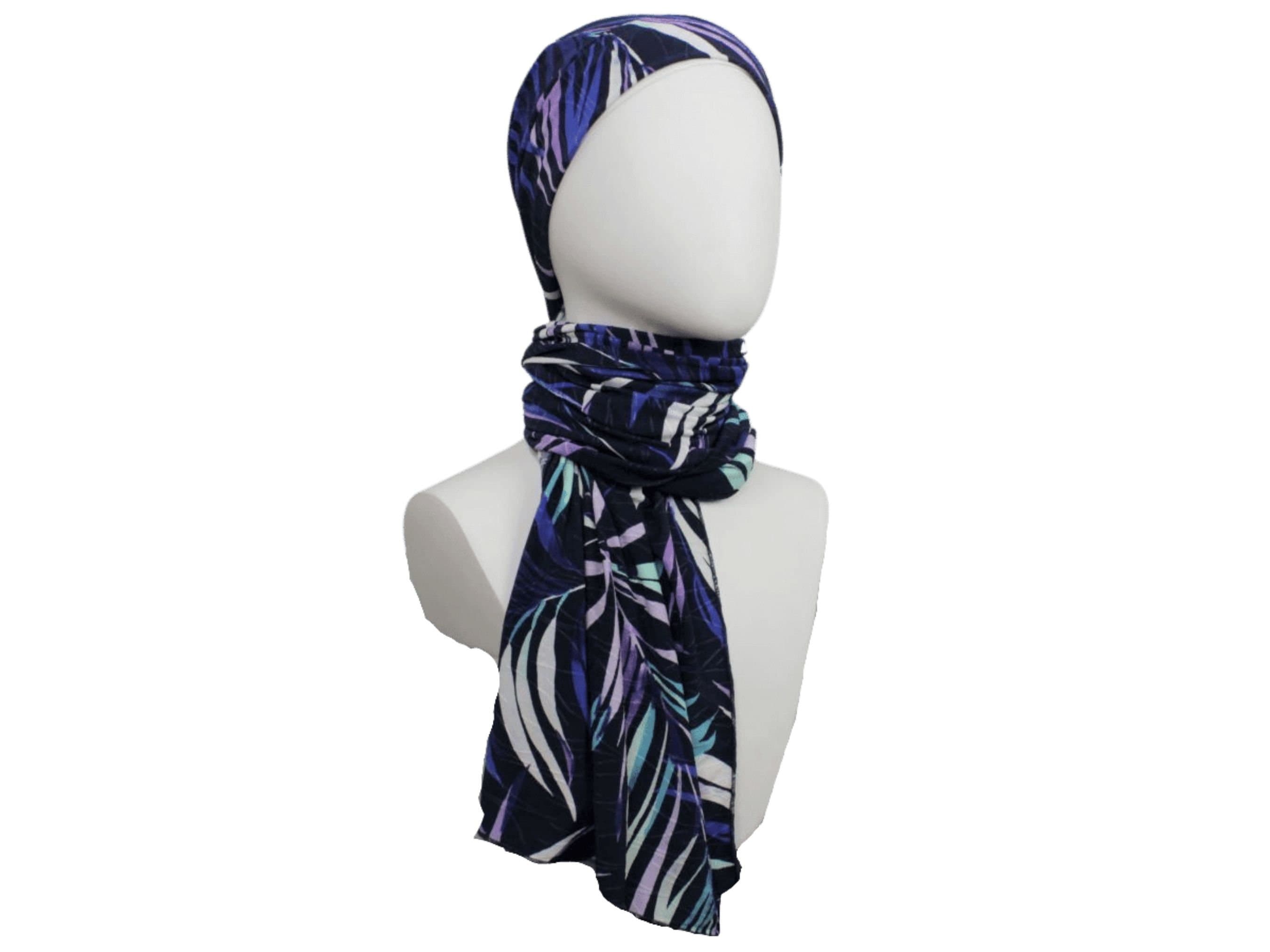 Printed Jersey Hijab, Buttery Smooth Feel, Floral Design