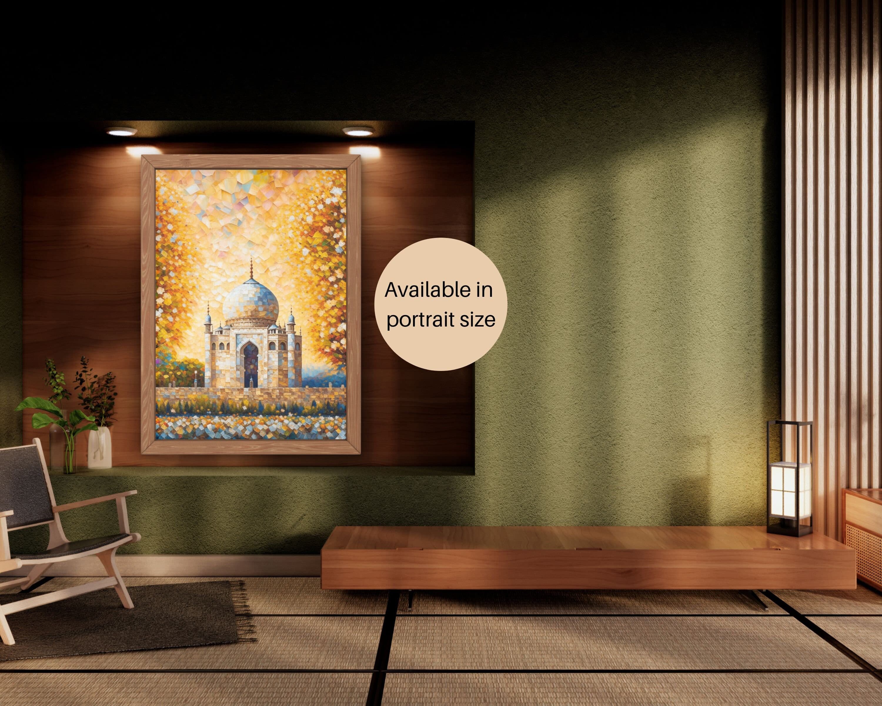 AI Islamic Taj Mahal Wall Art – Modern Ramadan/Eid Decor (Digital Download) - image 3