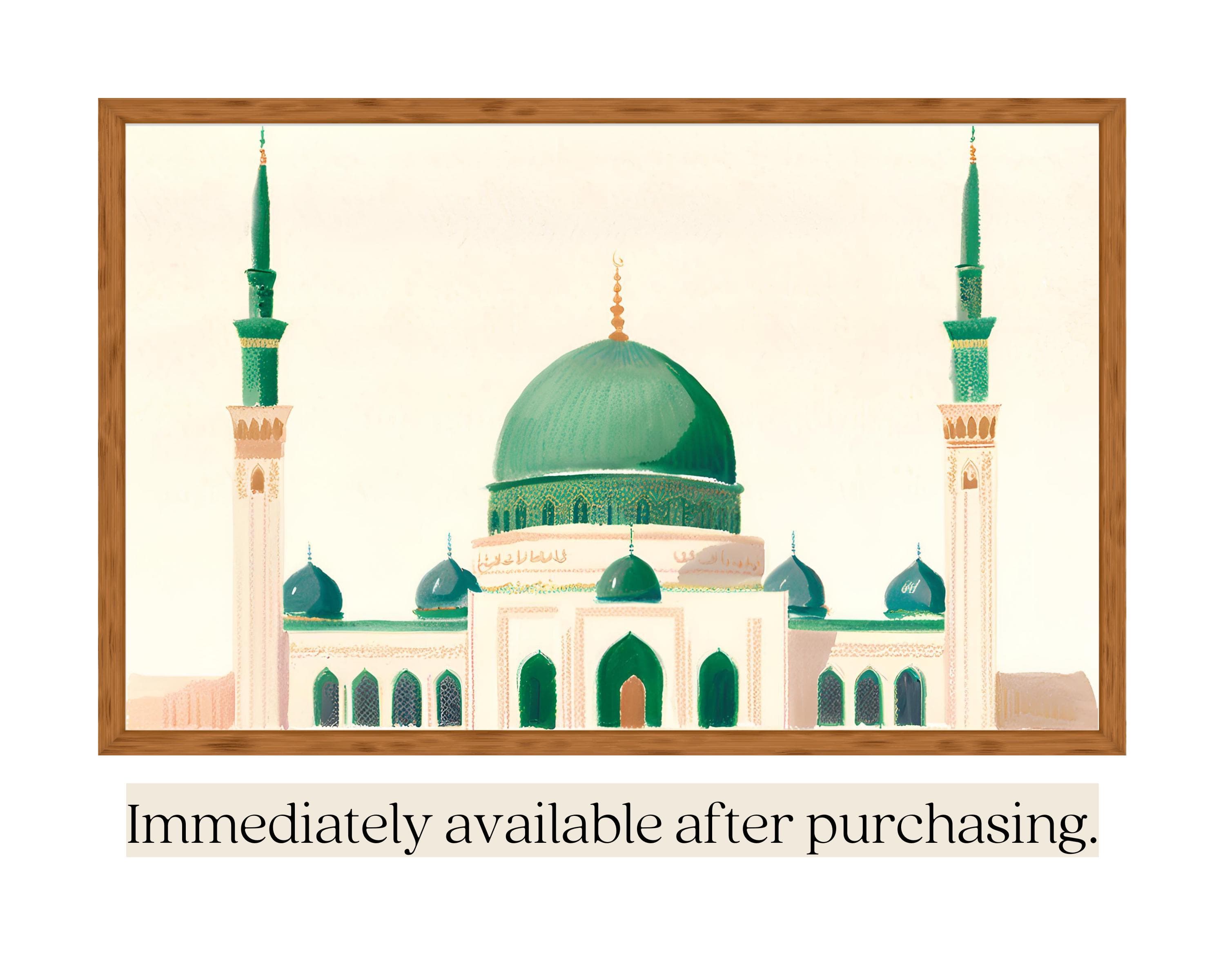 Islamic TV Frame Art | Mosque Decor, Kaaba, Taj Mahal (Digital Download) - image 3