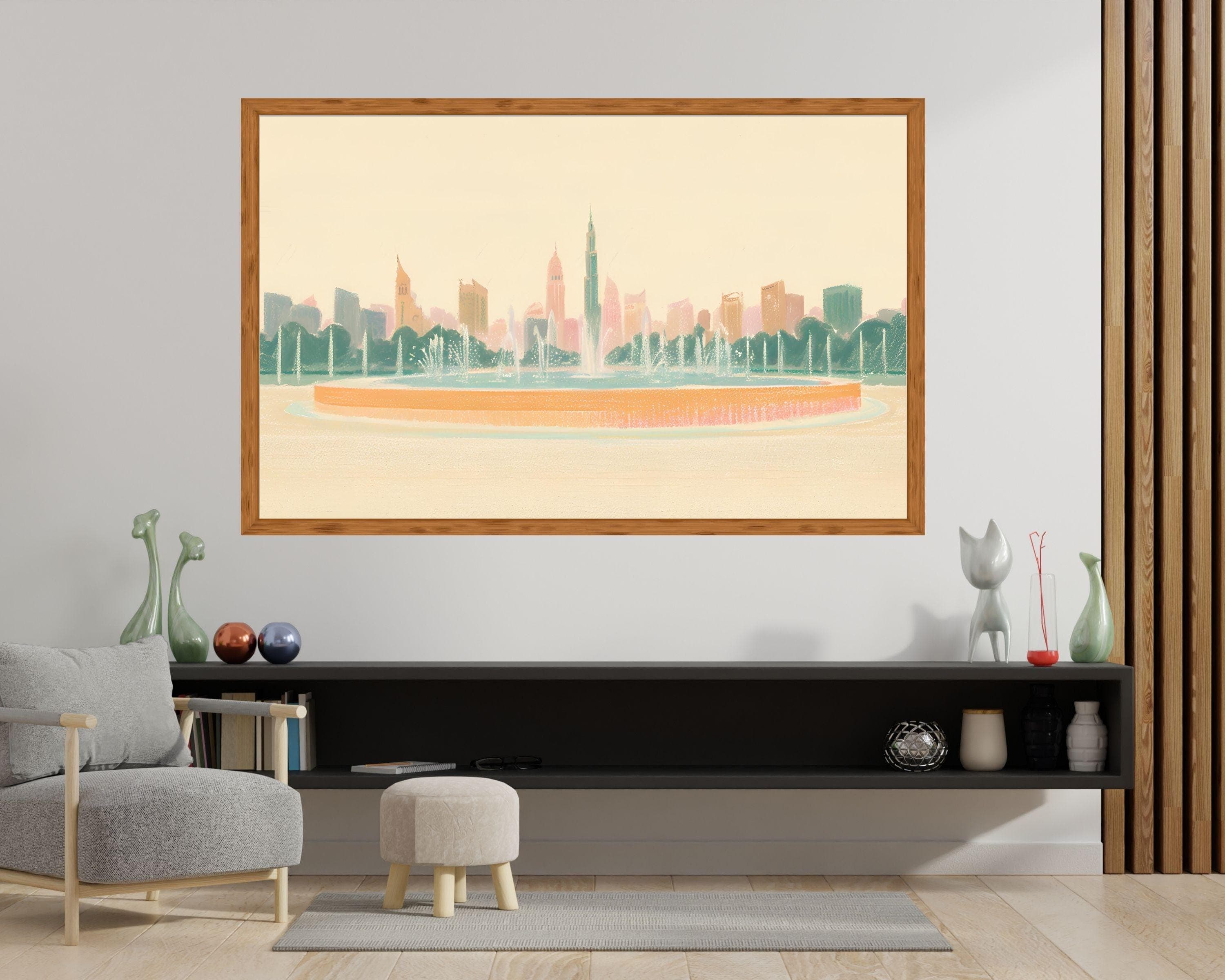 Dubai TV Frame Art | Iconic Landmarks (Digital Download) - image 4