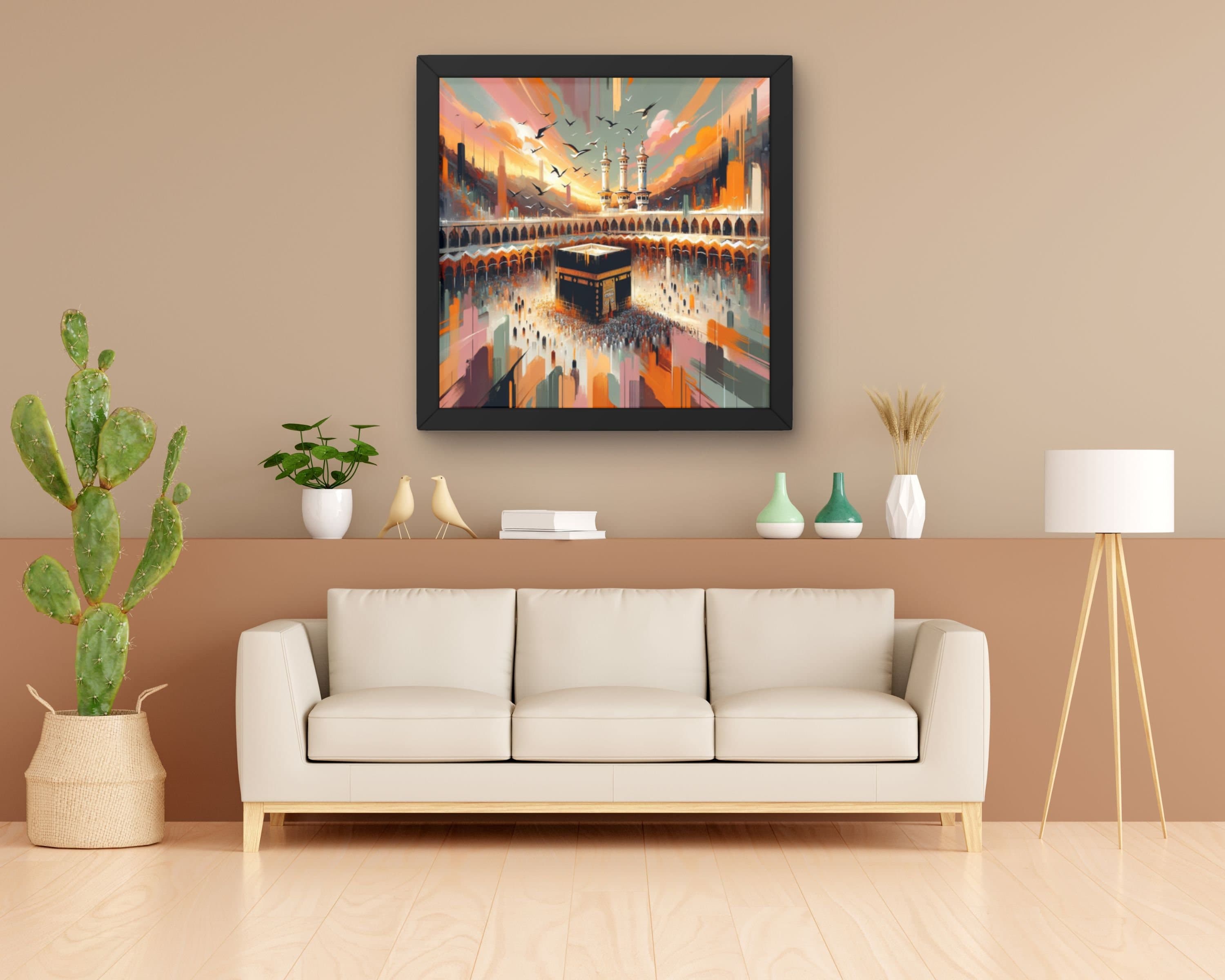 Islamic AI Art Print, Kaaba, Modern Home Decor (Digital Download) - image 5