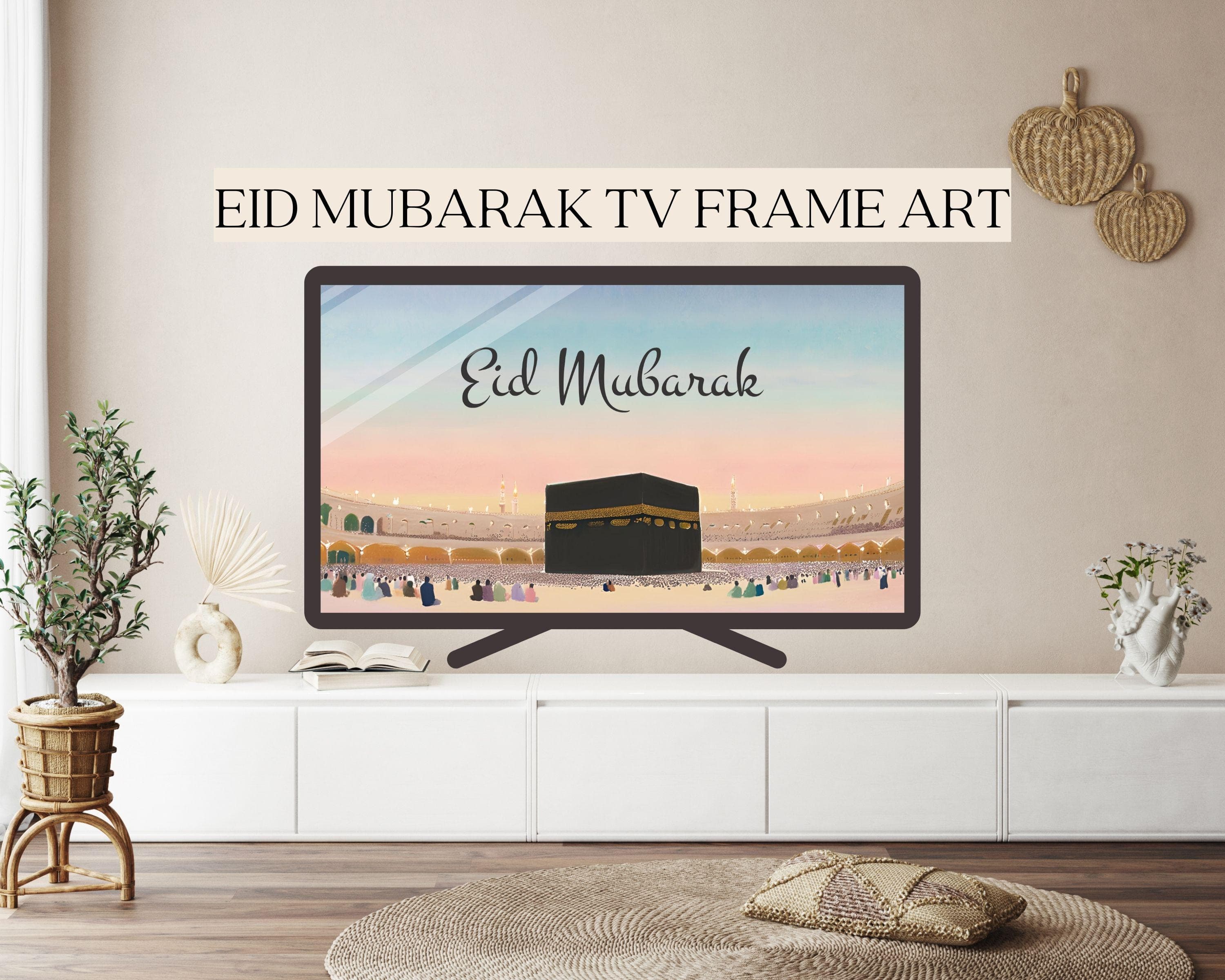 Kaaba Makkah Art for Samsung Frame TV | Eid Mubarak Decor (Digital Download) - image 3