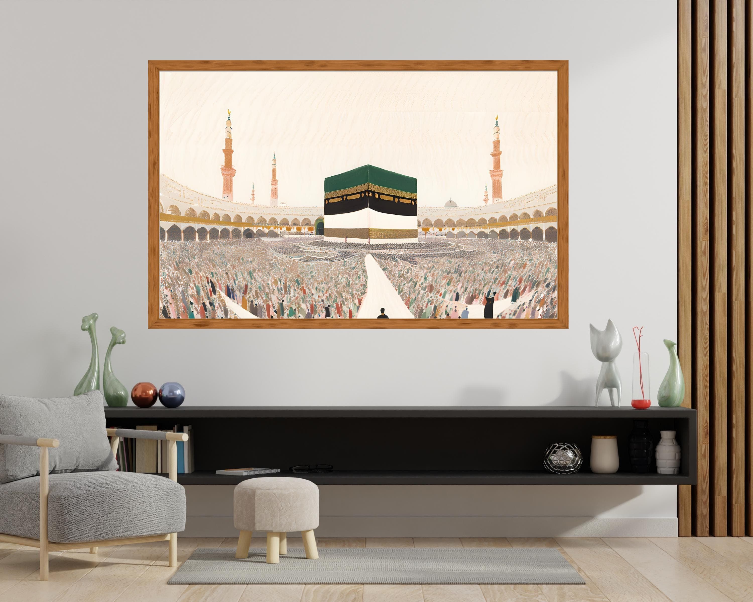 Islamic TV Frame Art | Mosque Decor, Kaaba, Taj Mahal (Digital Download) - image 5
