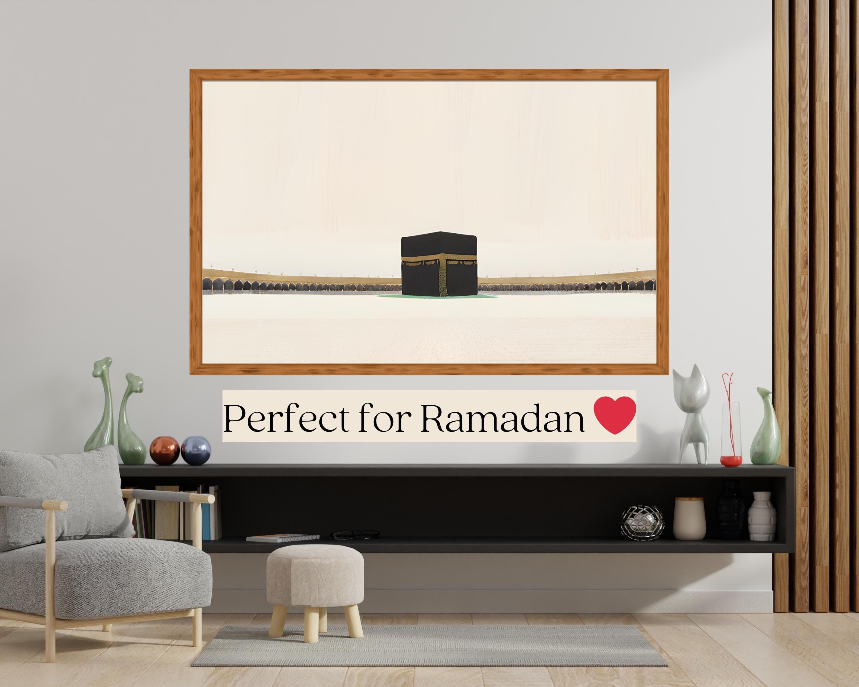 Minimalist Kaaba Art | Samsung Frame TV, Islamic Home Decor (Digital Download) - image 3
