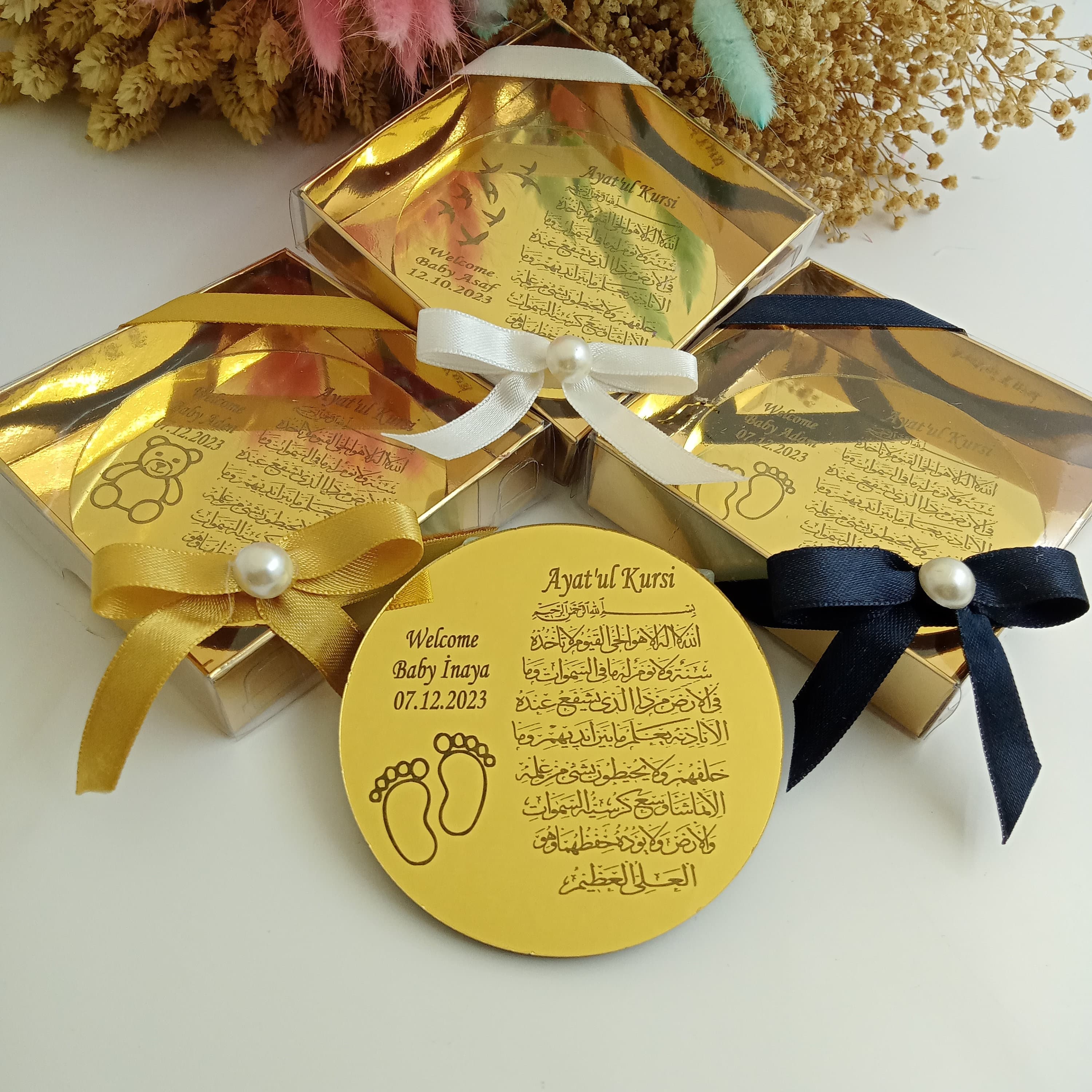 Ayatul Kursi Magnet Favor | Islamic Wedding, Baby Shower