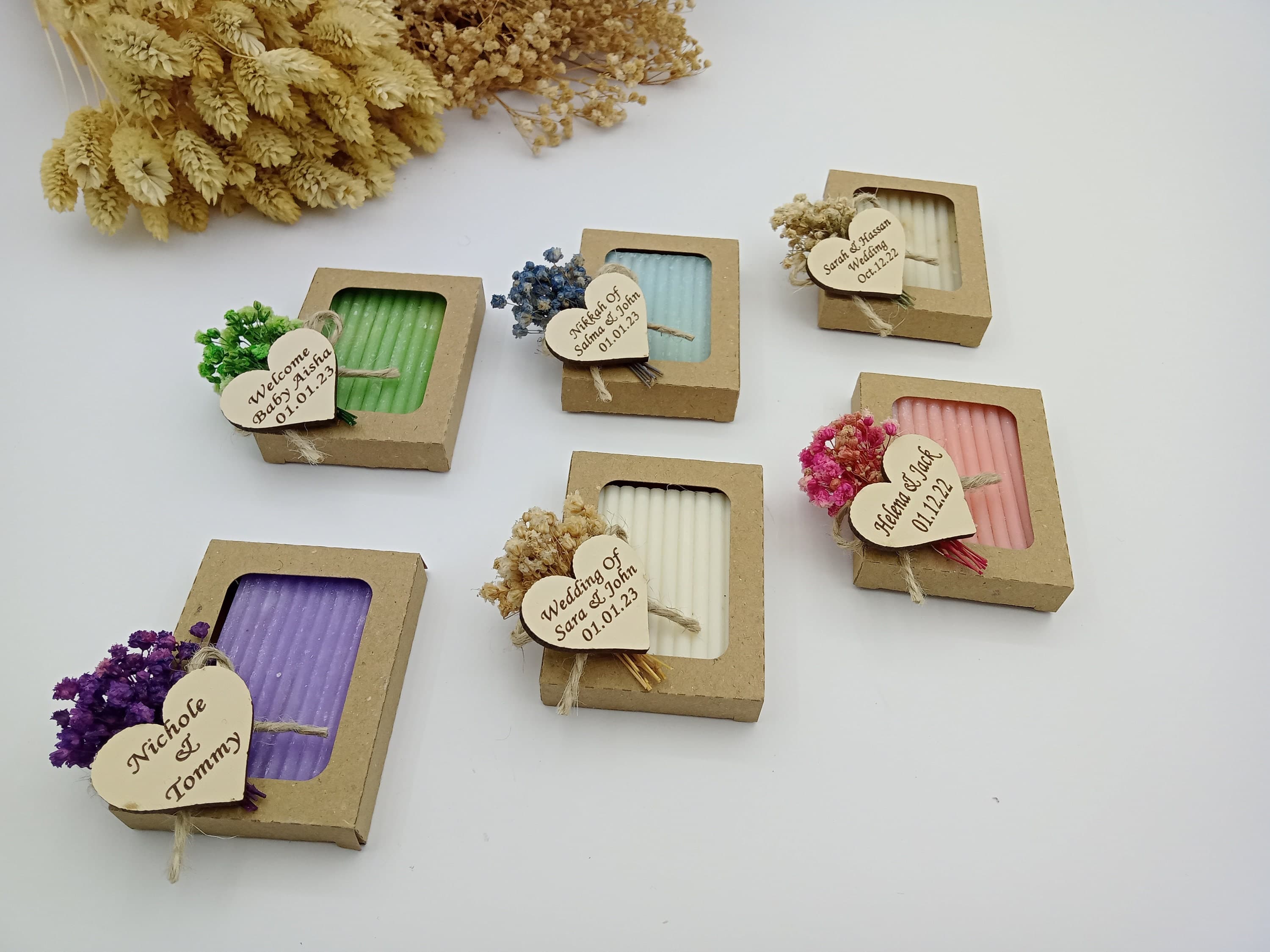 Personalized Scented Soap Wedding Favors | Floral Handmade Soap