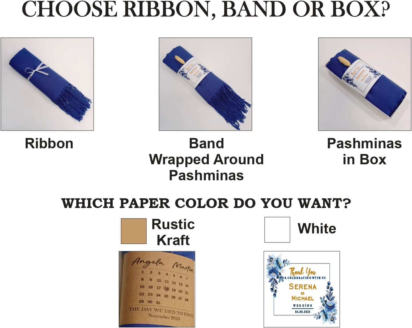 Pashmina Shawl, Bridesmaid Wrap, Wedding Guest Favor, Personalized Scarf - image 4