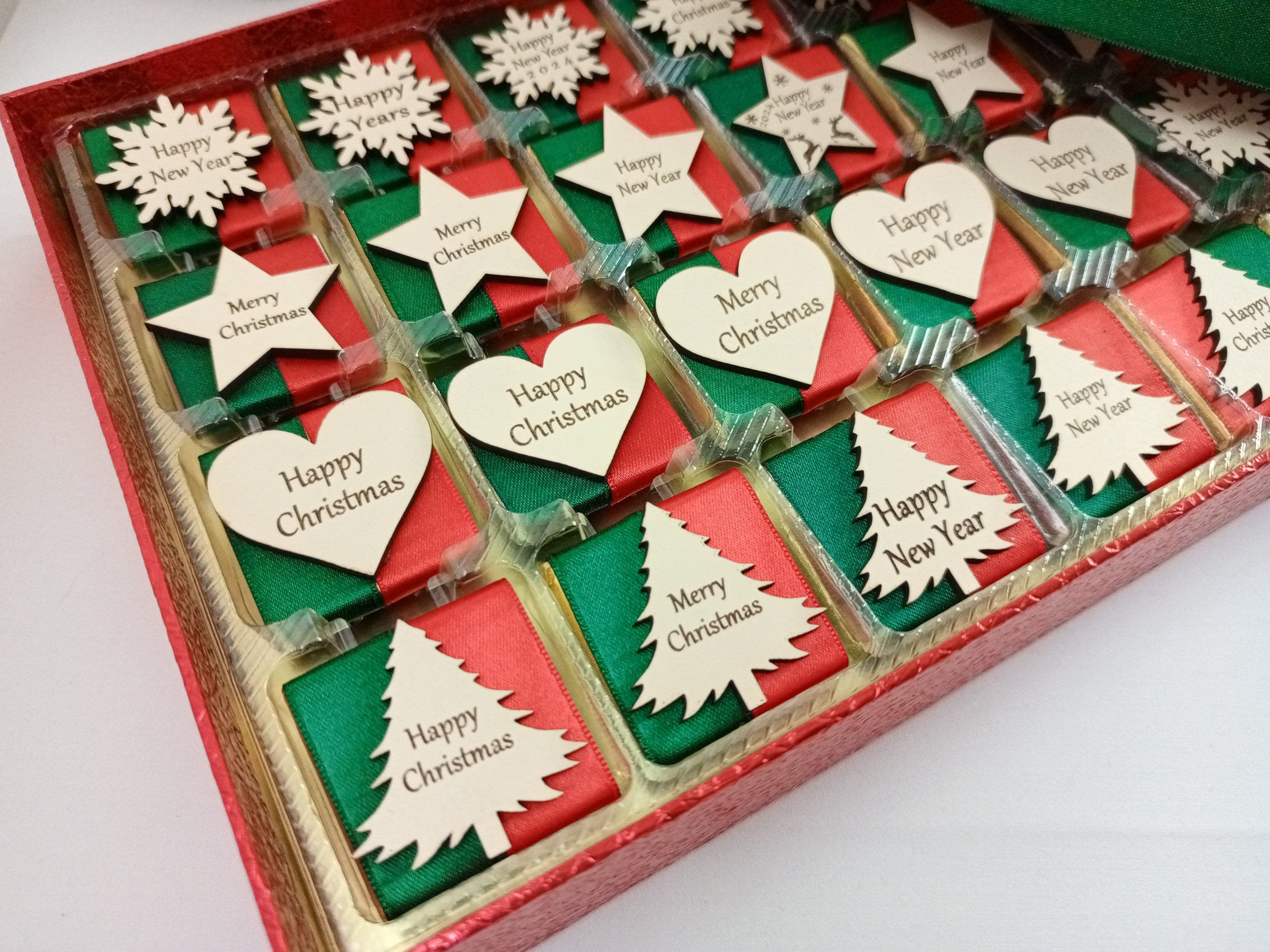 Christmas Chocolate Favors – Gold & Silver Foil, Party Chocolates - image 4