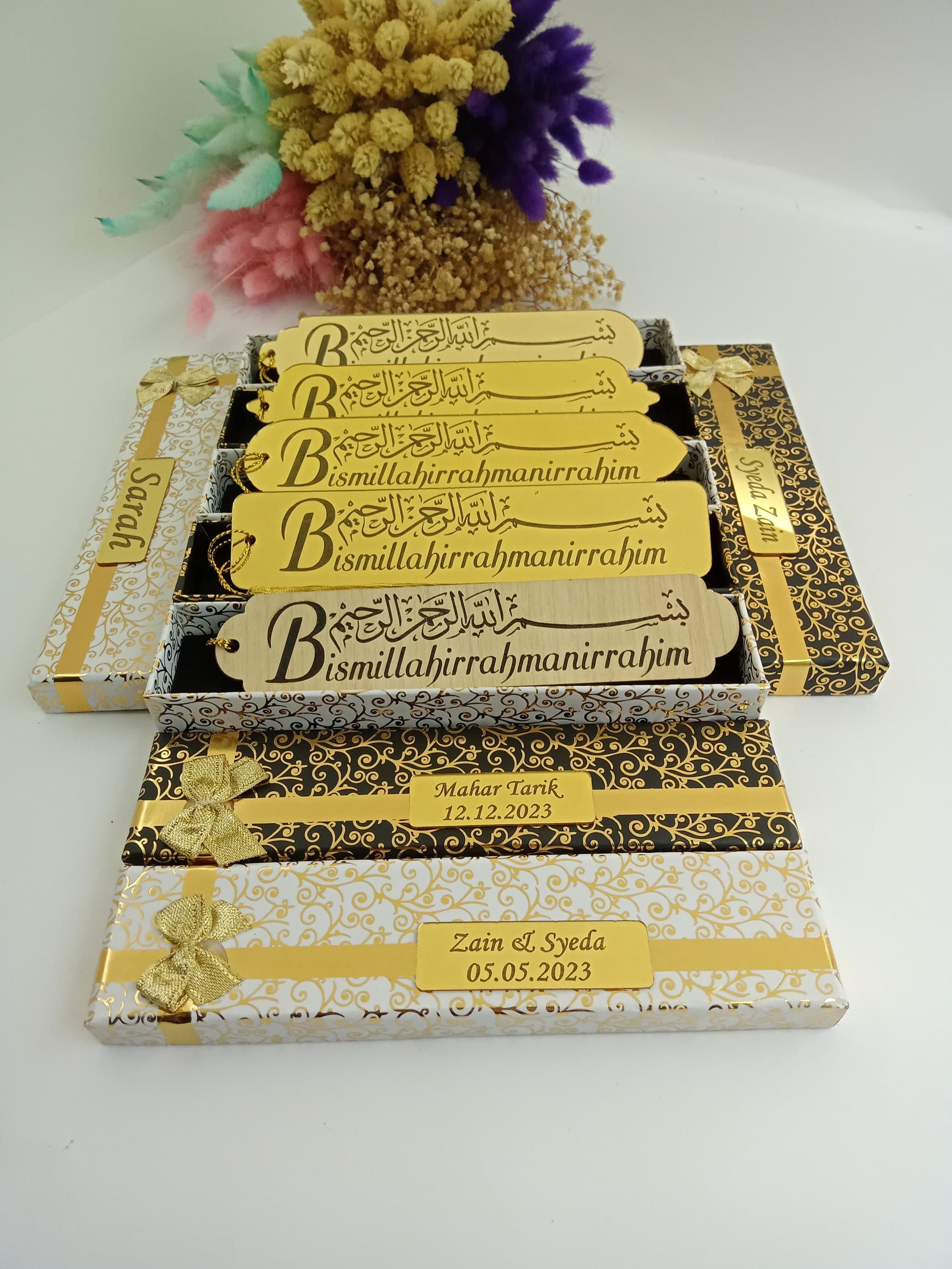 Custom Acrylic Islamic Bookmark | Quran, Yaseen Favor in Gift Box - image 3