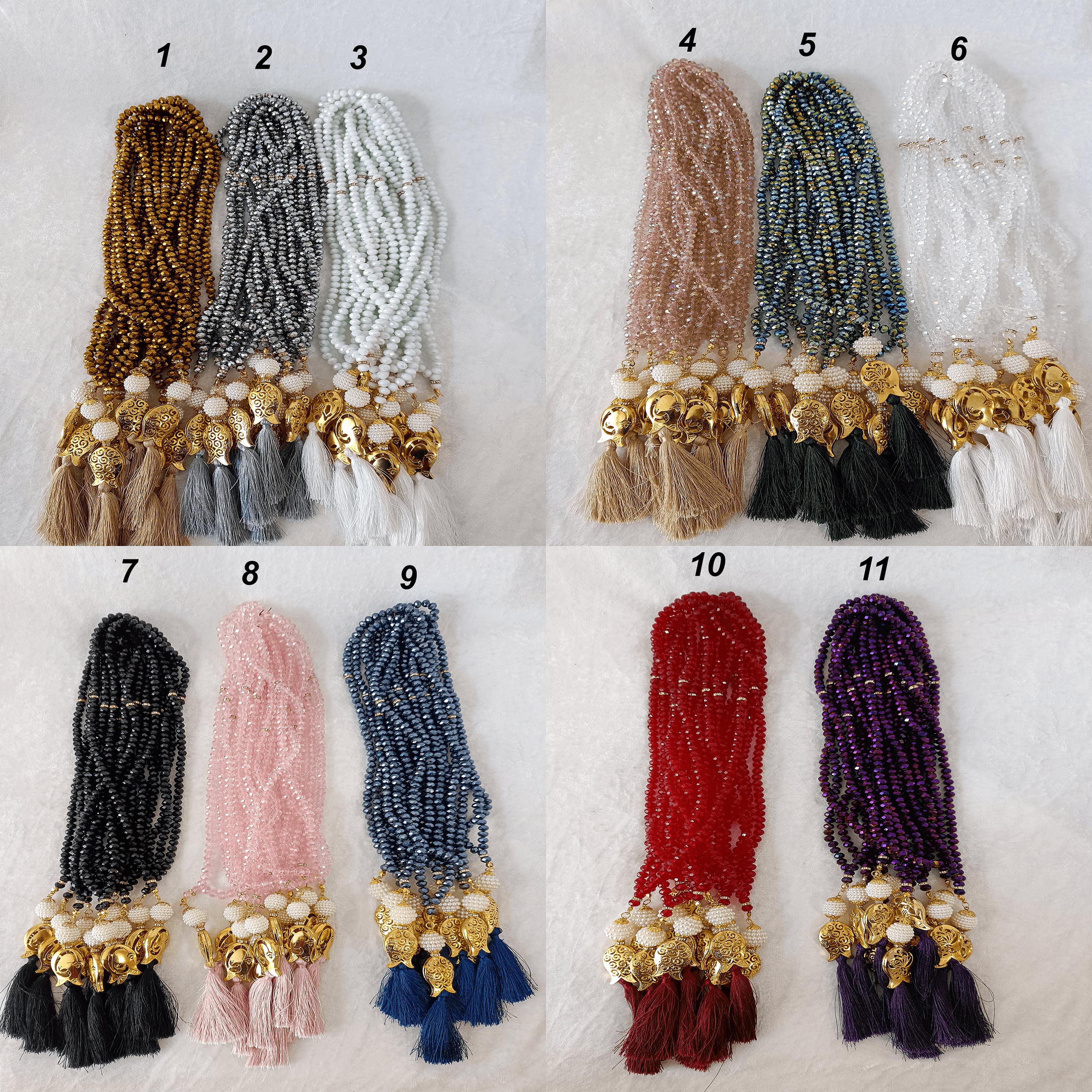 Crystal Prayer Beads Set, Digital Tasbih, Ramadan Gift - image 3