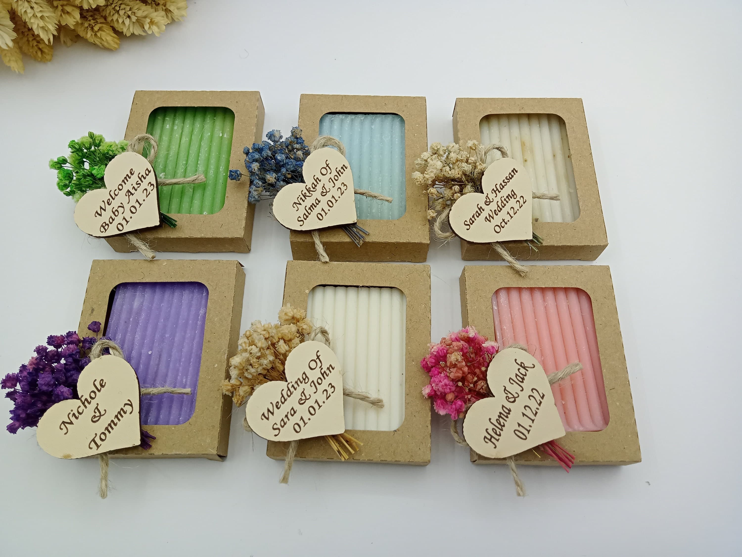 Personalized Scented Soap Wedding Favors | Floral Handmade Soap - image 5