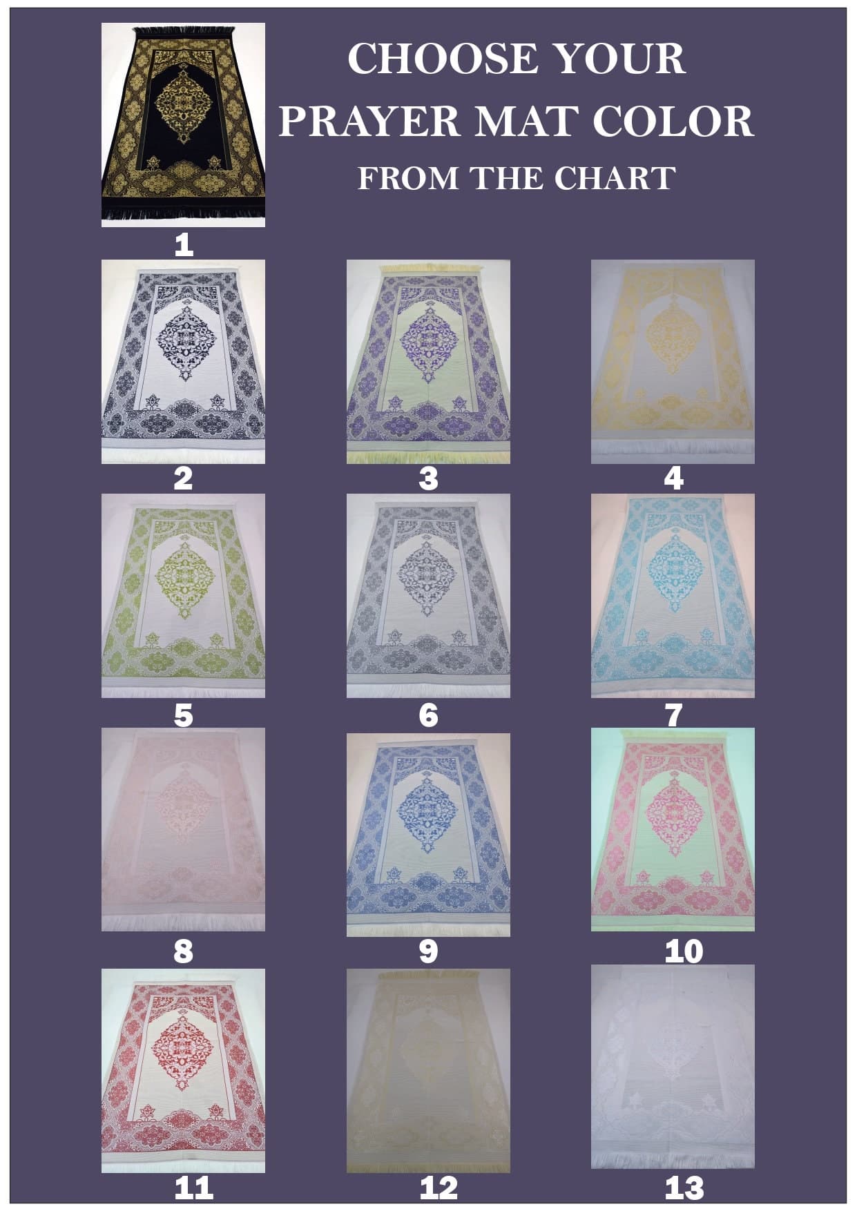 Personalized Prayer Mat Quran Gift Set | Muslim Wedding, Eid Gift - image 5