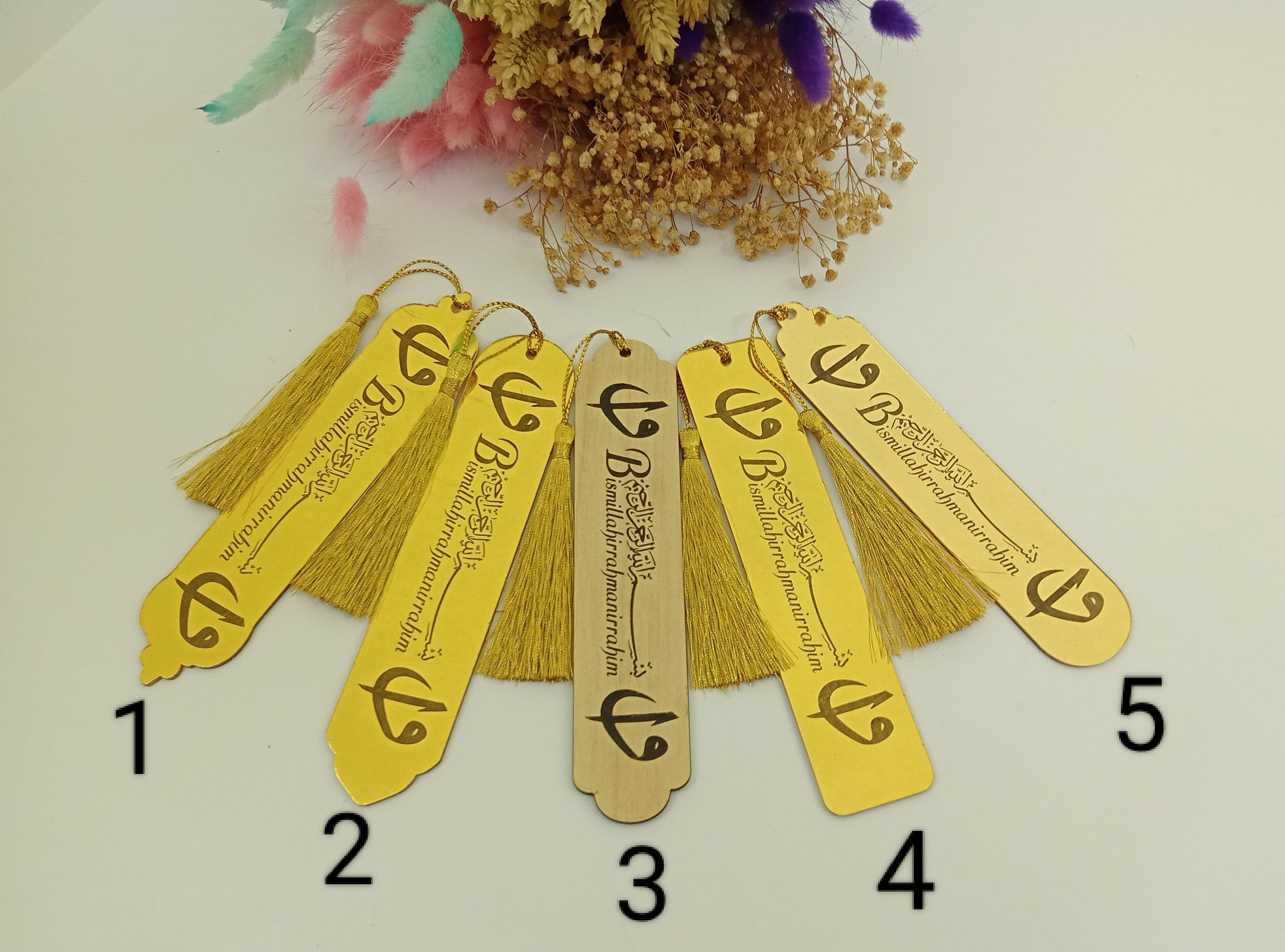 Personalized Islamic Bookmark with Gift Box | Arabic Calligraphy - image 5