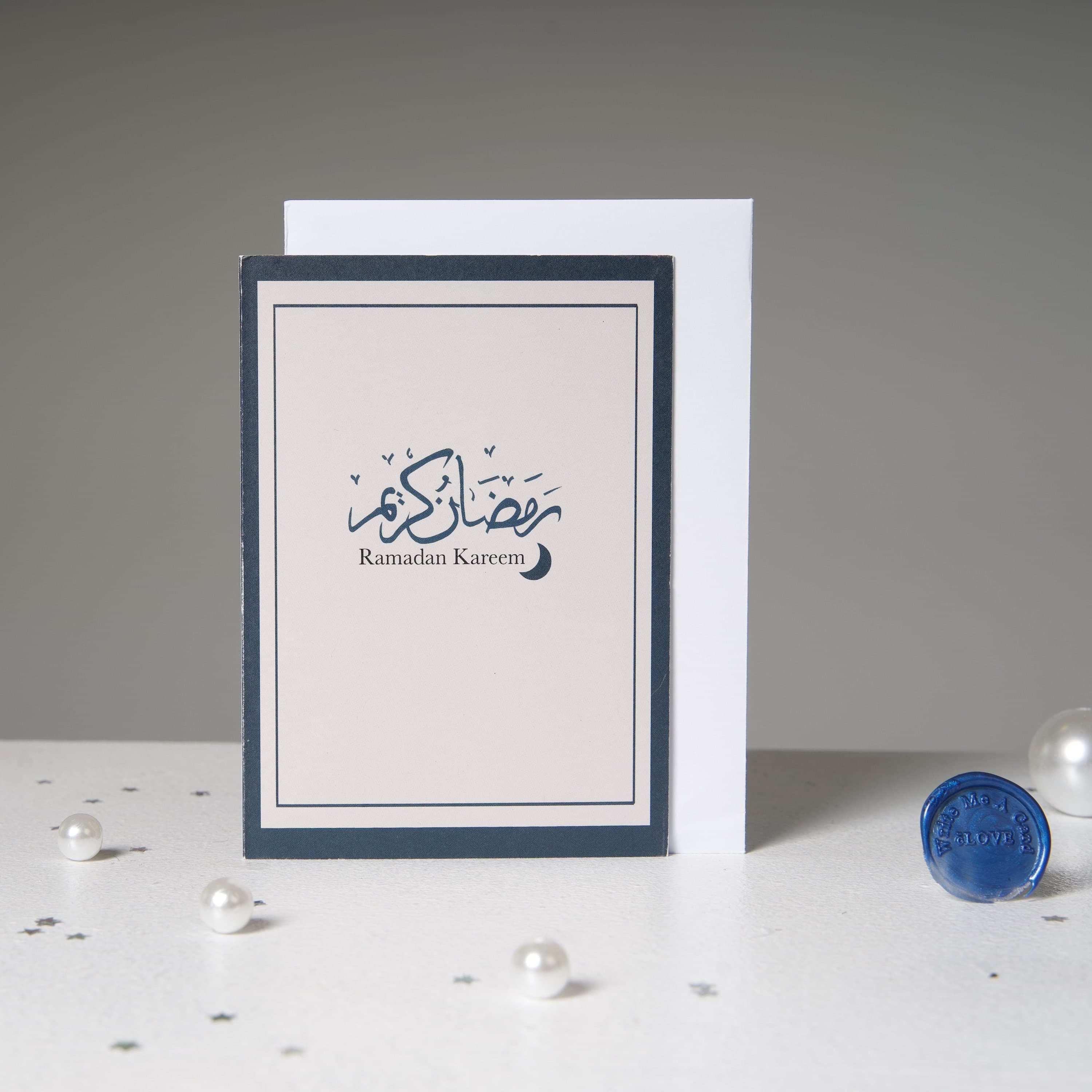 Ramadan Kareem Cards : Pack of 3  -   Ramadan Greeting Cards,Ramadan Kareem Cards,Elegant Ramadan Cards - image 5