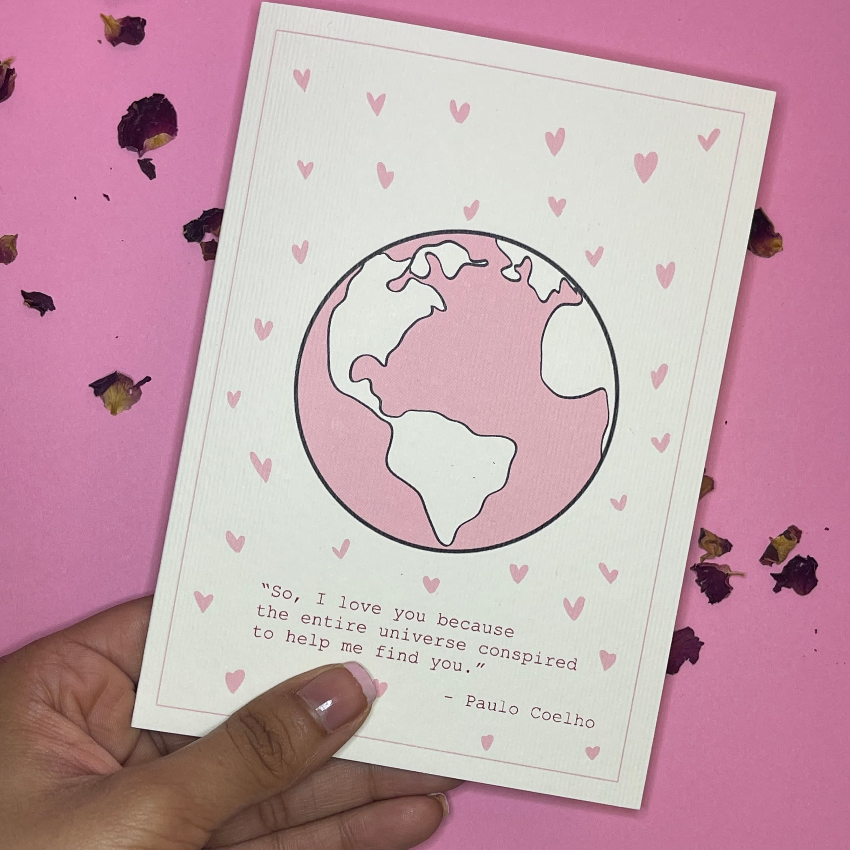Valentines Day Card : World of Hearts A6