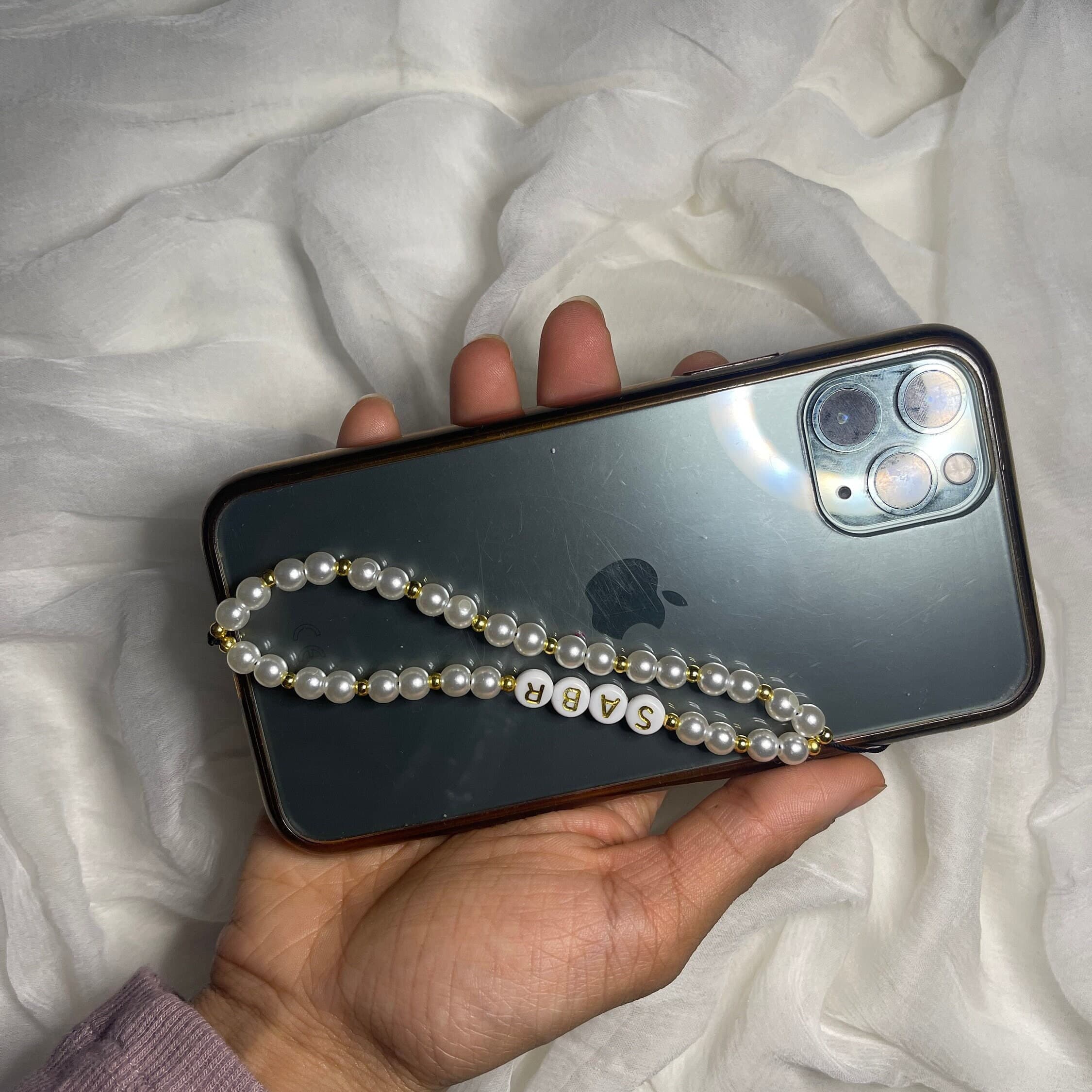SABR Gold Beaded Phone Strap - image 4